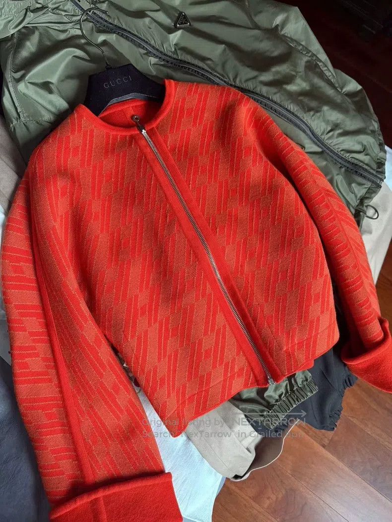 Hermes Hermes Orange Two-sided Jacket Size XXS / US 00 / IT 34 - 5 Thumbnail