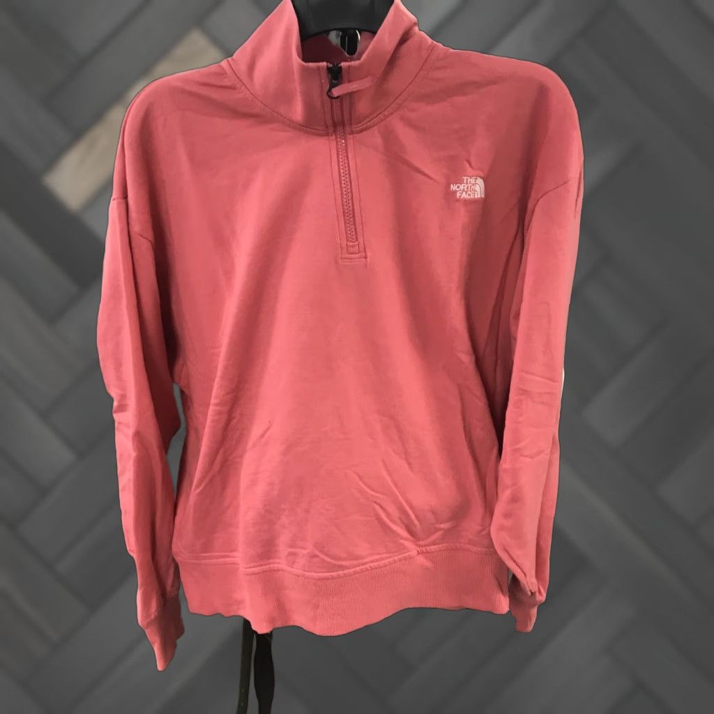 The North Face The North Face Sweatshirt Pullover Xl Pink Women Activewear 1/4 Zip Sweatshirt Mens Womens Girls Size XL / US 12-14 / IT 48-50 - 1 Thumbnail