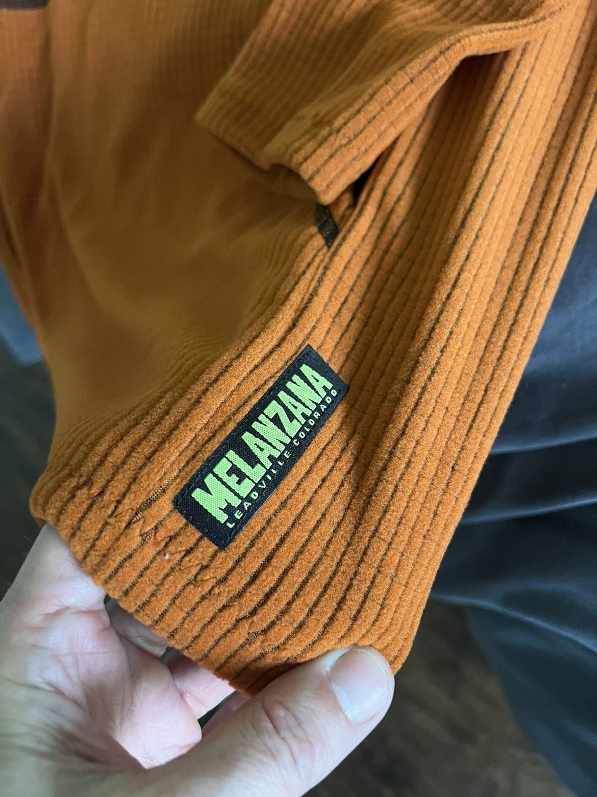 Melanzana Melanzana Micro Grid V2 Fleece Hoodie Pumpkin NEW Orange Size US M / EU 48-50 / 2 - 2 Thumbnail