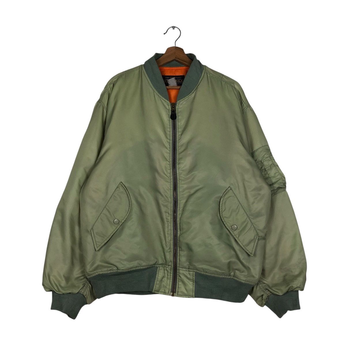 Japanese Brand 📌Vintage Fly Bomber Jacket Reliable Military Collection Size US M / EU 48-50 / 2 - 2 Thumbnail