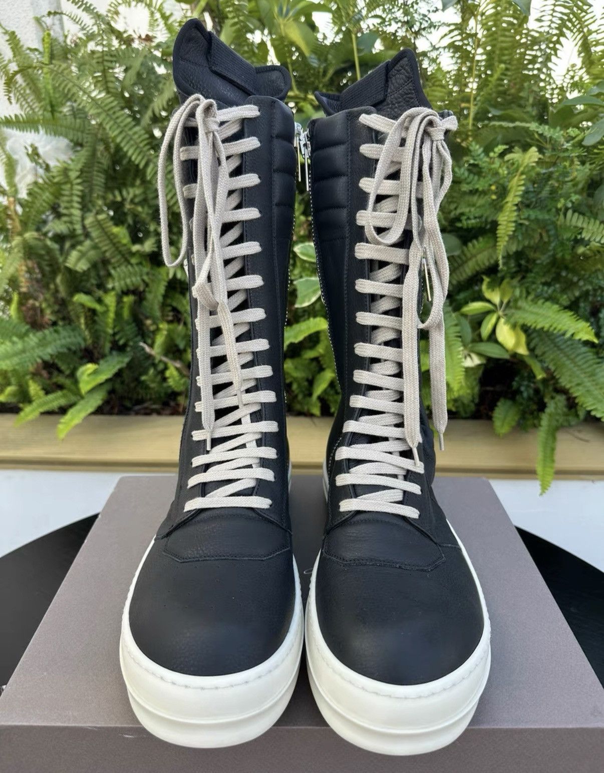 Rick Owens Rick Owens Matte Leather Cargo Cavalry Boots Size US 9.5 / EU 42-43 - 3 Thumbnail