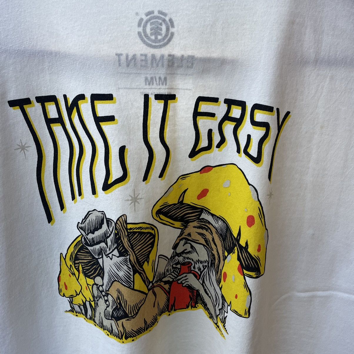 Element × Vintage 🔥Element Take It Easy Big Image Skateboard Tee Size US M / EU 48-50 / 2 - 5 Thumbnail