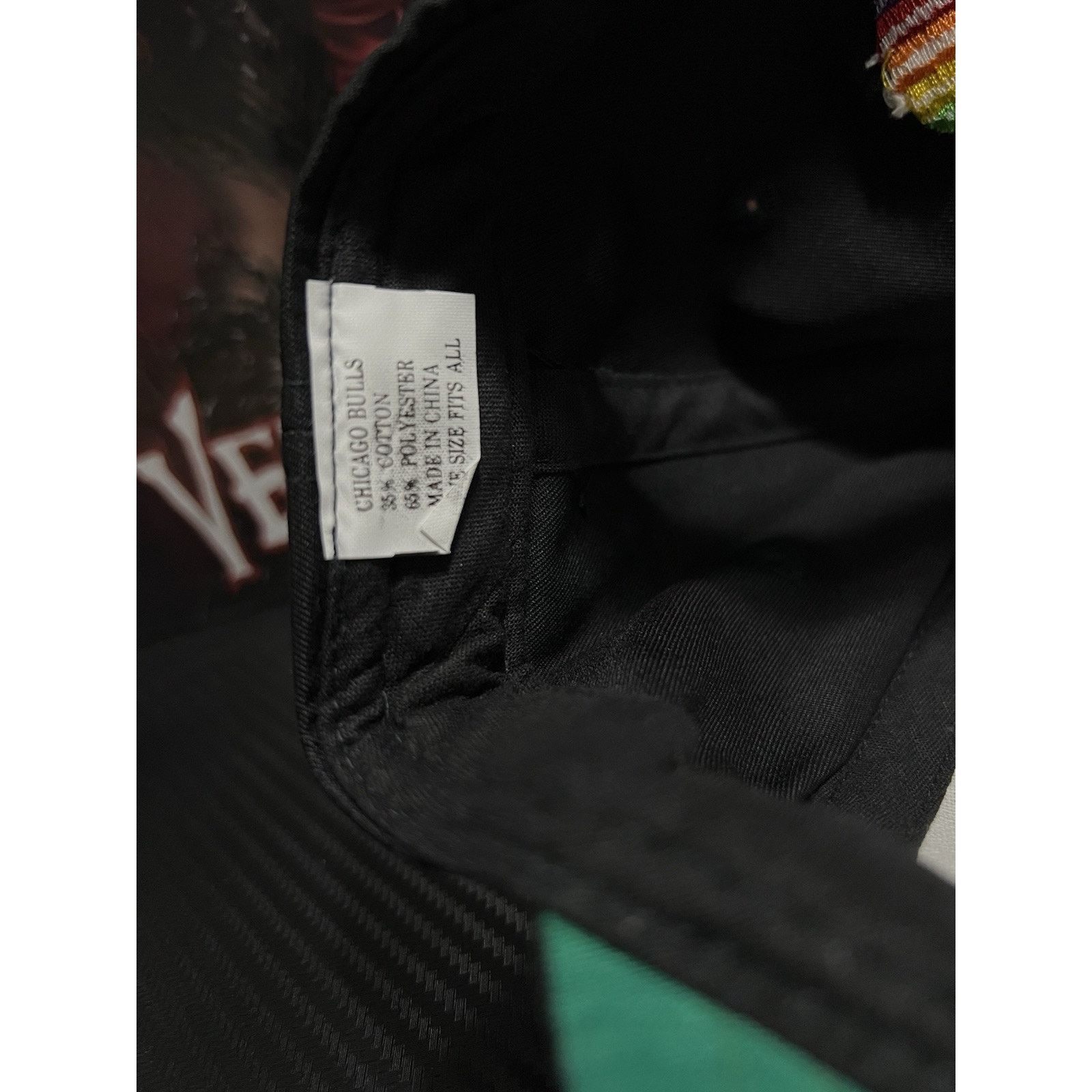 NBA NBA CHICAGO BULLS APPLE Think Different Snapback Cap Size ONE SIZE - 3 Thumbnail