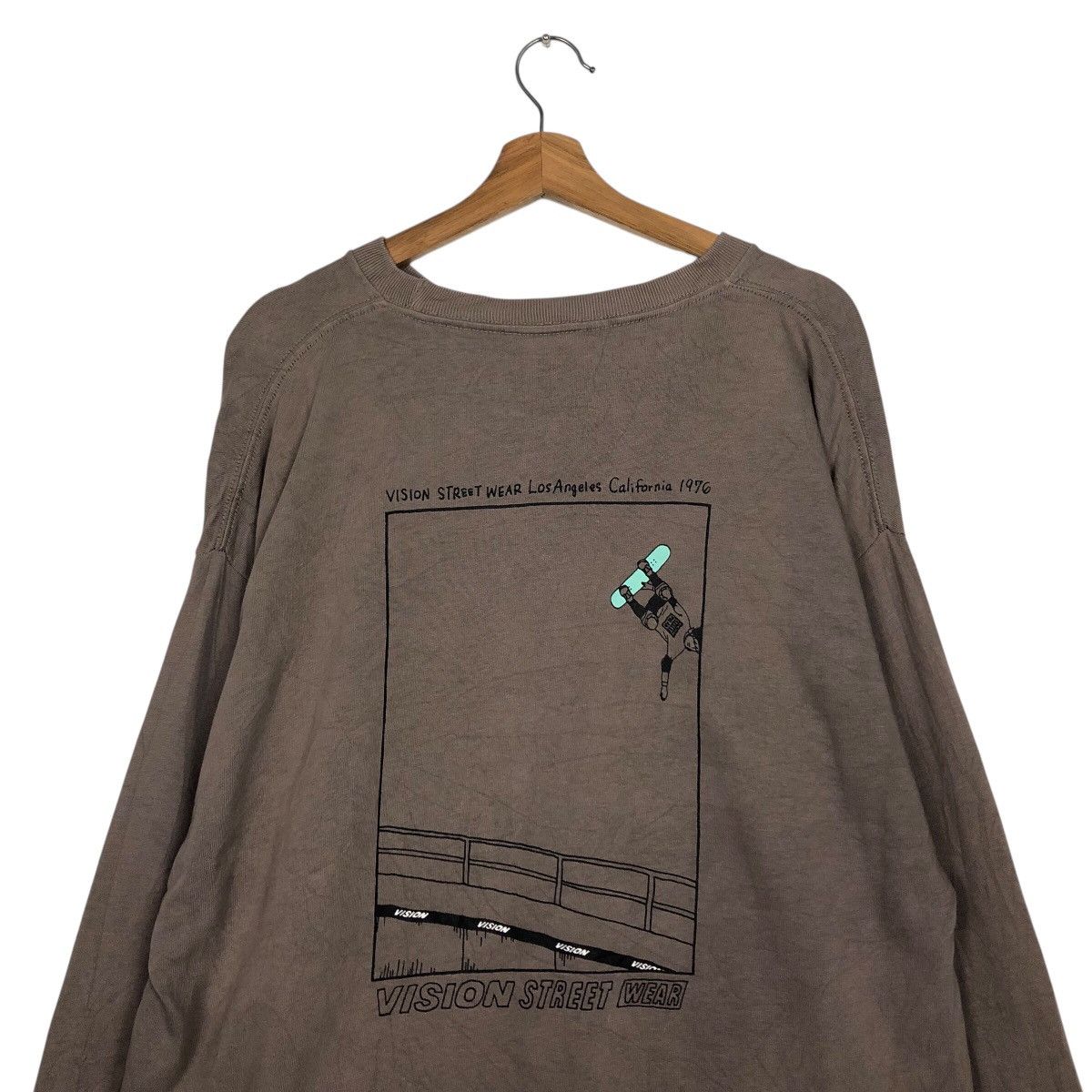 Vision Streetwear 📌Vintage Sweatshirt Vision Street Wear Box Logo Spell Out Size US M / EU 48-50 / 2 - 10 Thumbnail