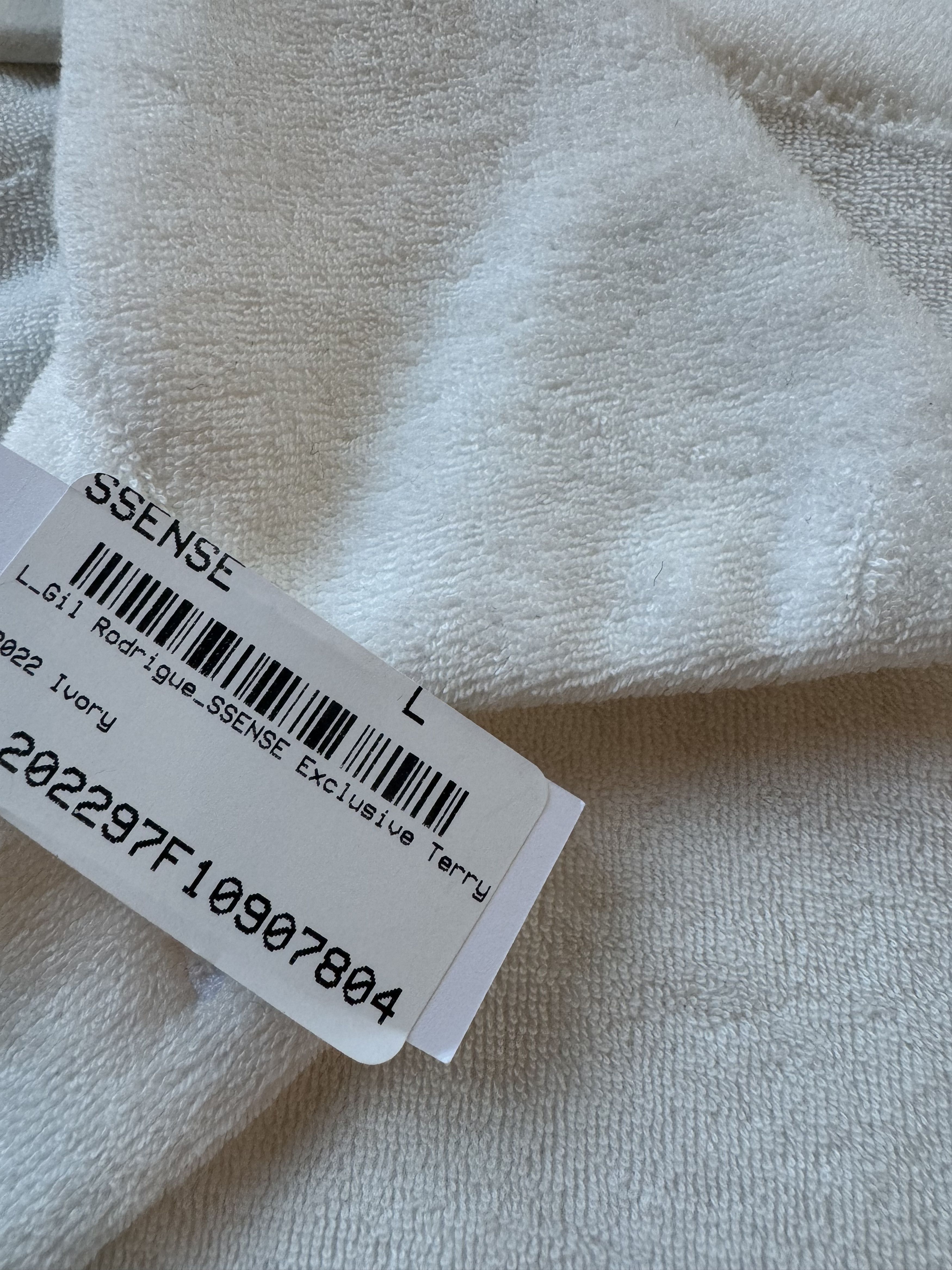 Gil Rodriguez Gil Rodriguez White Terry Cloth T-shirt NEW WITH TAGS Size L / US 10 / IT 46 - 5 Thumbnail