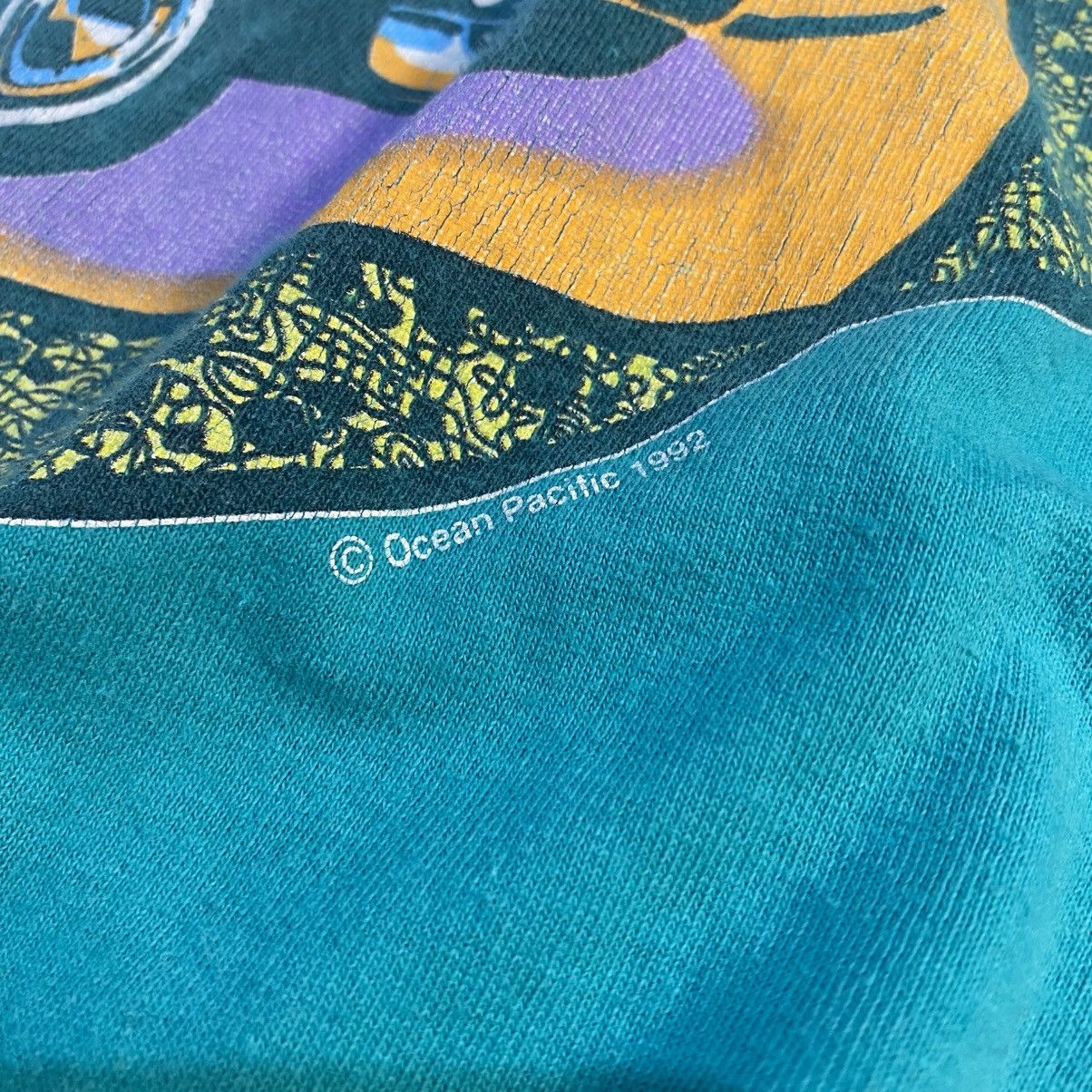 Vintage 90s Ocean Pasific tshirt 🔥 Size US XL / EU 56 / 4 - 6 Thumbnail