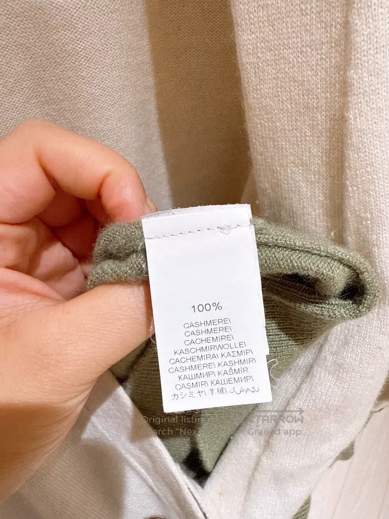 Brunello Cucinelli Brunello Cucinelli Color block cashmere cardigan Size S / US 4 / IT 40 - 9 Thumbnail