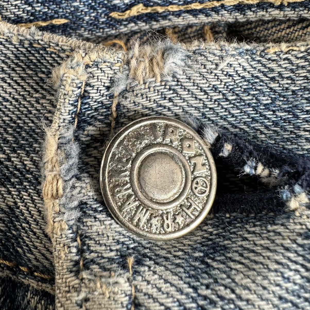 KOJIMA GENES Rare HR Market Scovill Distressed Vintage Denim Size 29 D579 Size US 29 - 18 Thumbnail