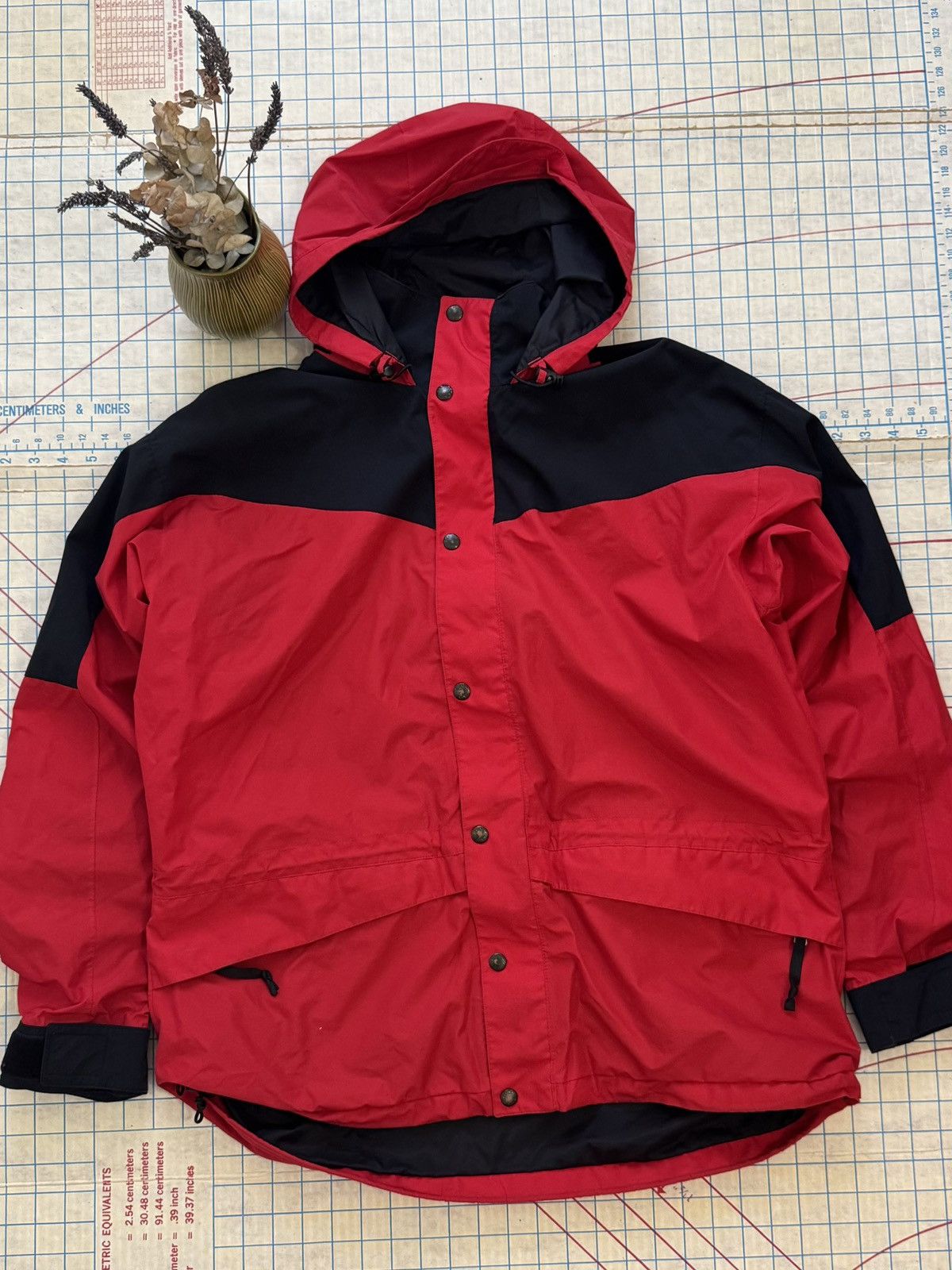 The North Face Vintage The North Face Hydroseal Jacket Black and Red Size L Size US L / EU 52-54 / 3 - 1 Thumbnail