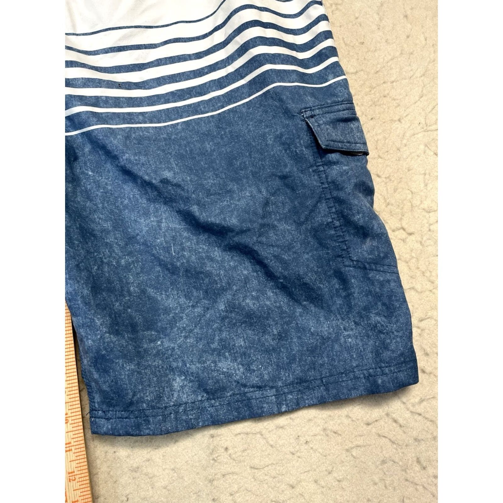 O'Neill O'Neill Board Shorts Trunks Mens 36 Blue White Red Geometric Beach Surf Swim Size US 36 / EU 52 - 5 Thumbnail