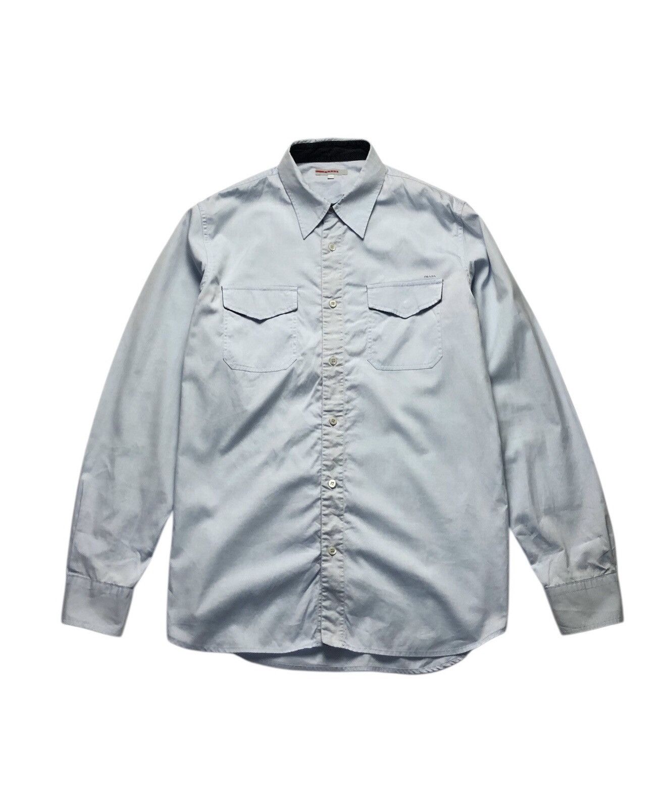 Prada Prada light blue shirt Size US M / EU 48-50 / 2 - 1 Thumbnail
