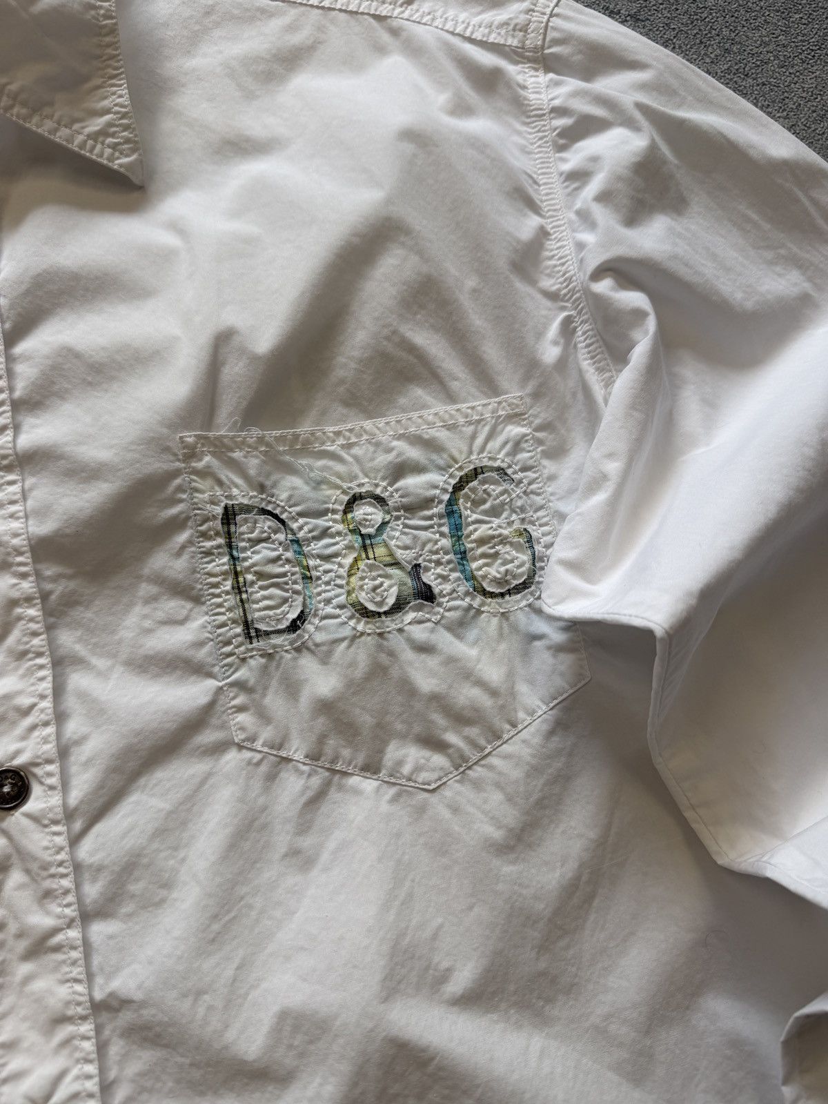 Dolce & Gabbana Dolce & Gabbana Big Logo Shirt Button Ups Vintage Size US L / EU 52-54 / 3 - 3 Thumbnail