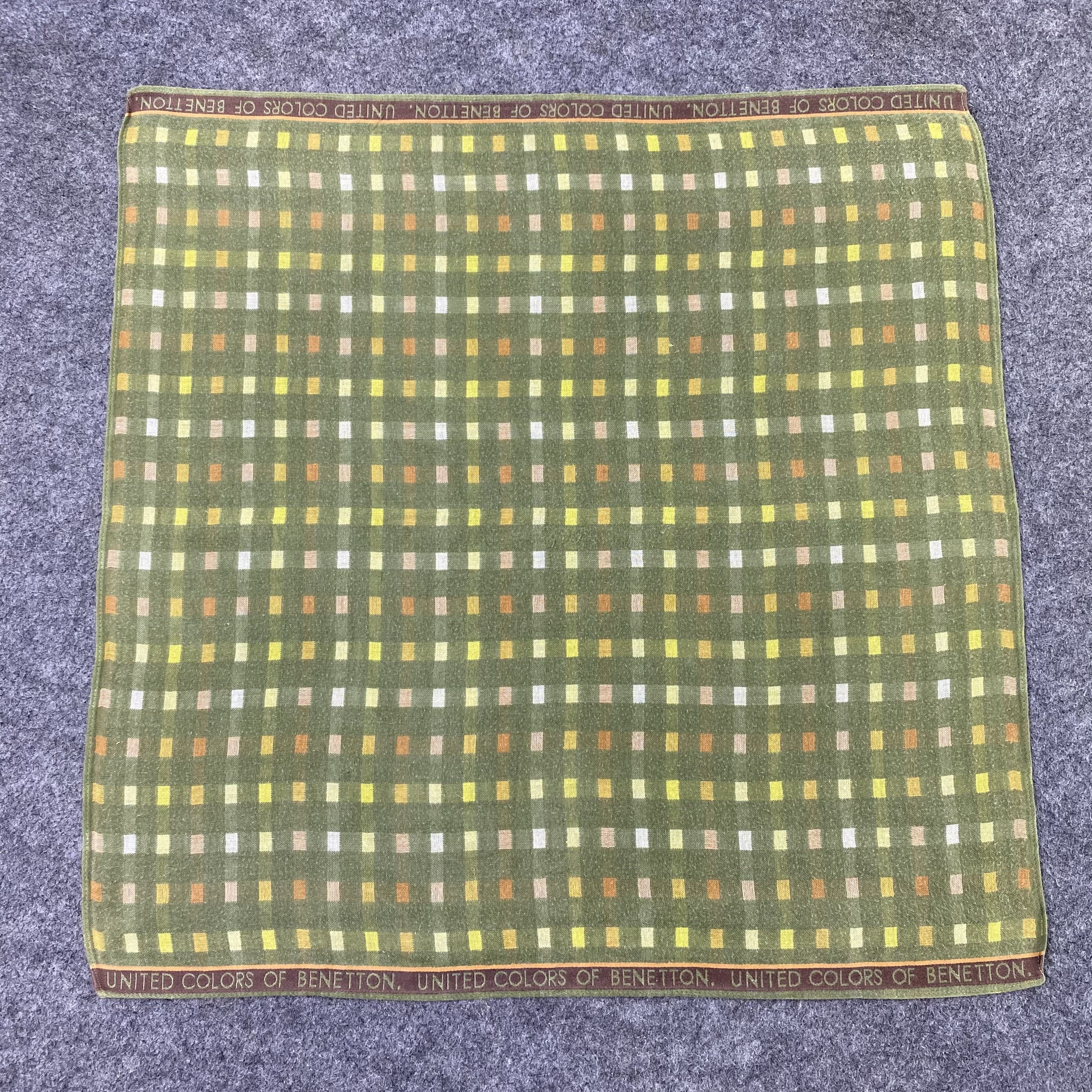 United Colors Of Benetton Benetton Handkerchief /Bandana /Neckerchief-B2339 Size ONE SIZE - 3 Thumbnail