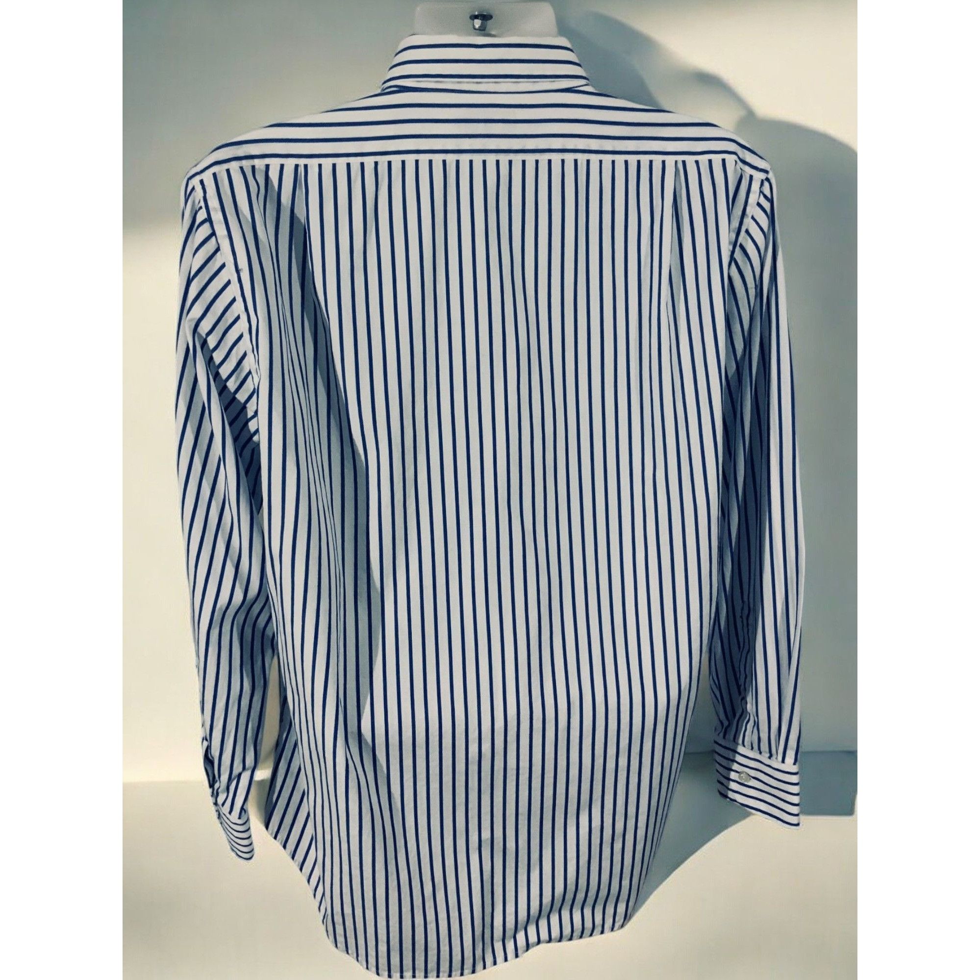 Designer Lincs DC & Co Mens Classic Striped XL Cotton Button Down Size US XL / EU 56 / 4 - 3 Thumbnail