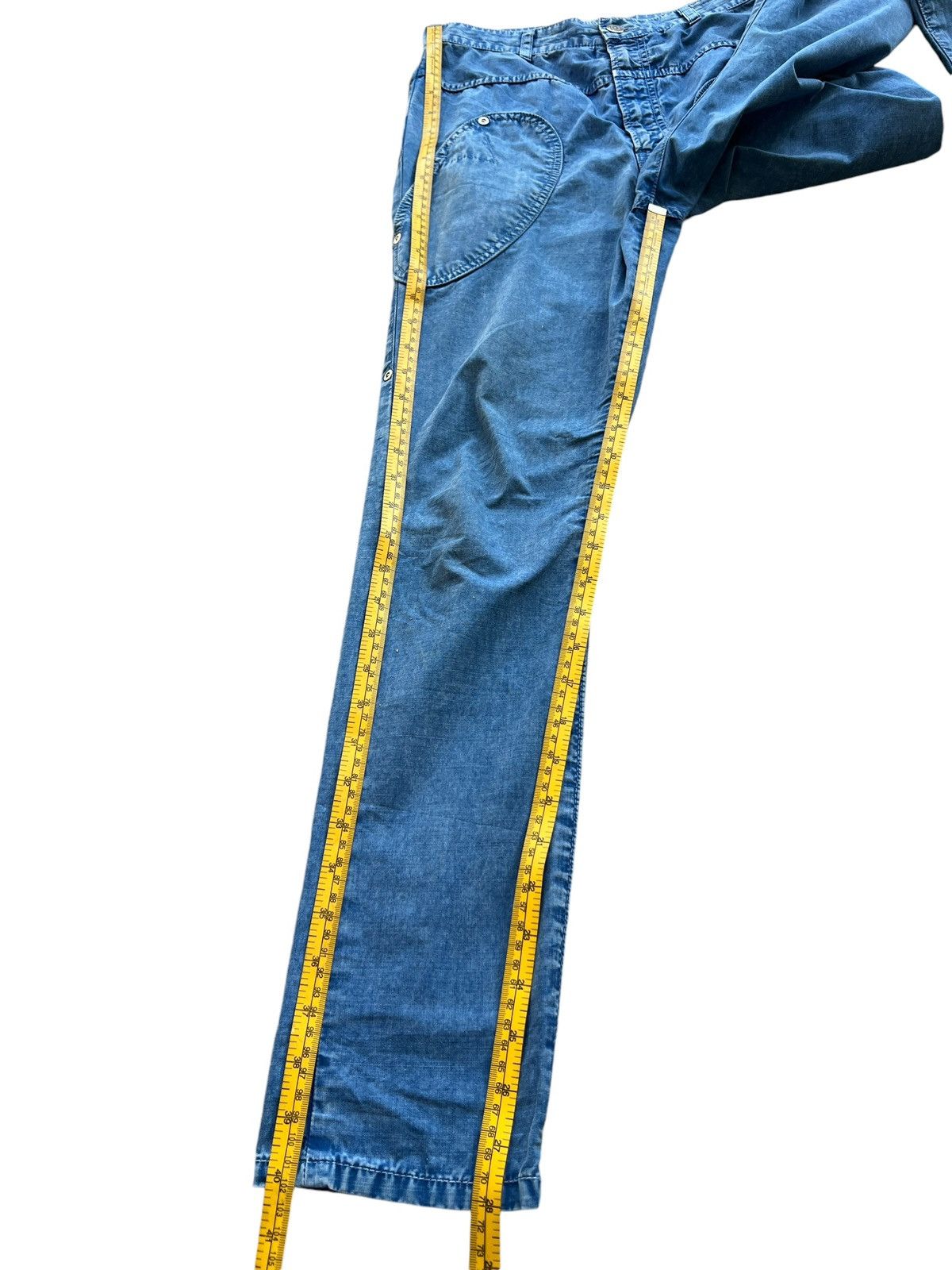 Designer × Issey Miyake × mercibeaucoup Mercibeaucoup By Issey Miyake Multipocket Denim Pants Size 29" - 9 Thumbnail