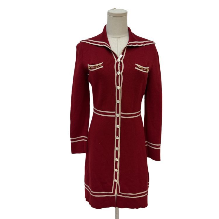 Gucci Gucci Wool Horsebit Knit Dress Size S Size S / US 4 / IT 40 - 1 Thumbnail