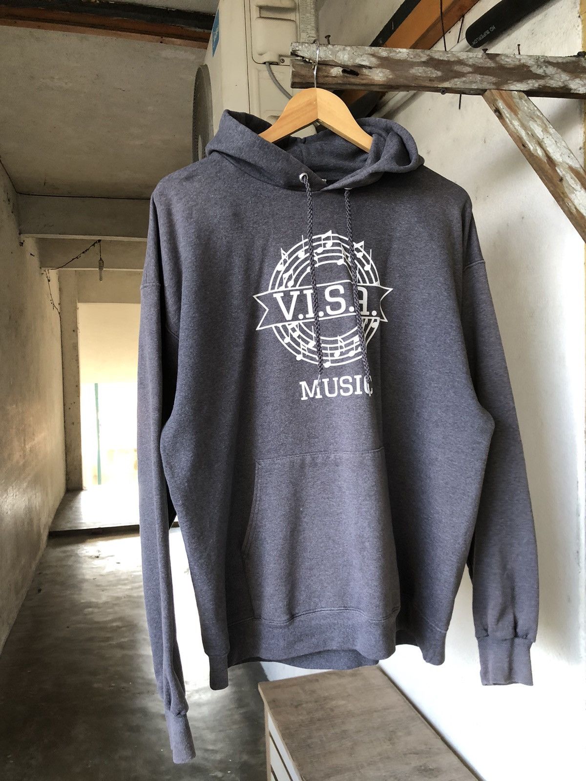 Hanes Vintage 90s VISA Music by Hanes Sweatshirt Size US L / EU 52-54 / 3 - 3 Thumbnail