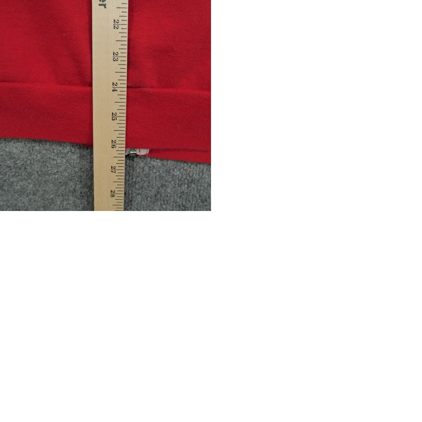 American Apparel Arm & Hammer Hoodie Mens Adult XL Red Full Zip Embroidery Hooded Full Zip Size US XL / EU 56 / 4 - 9 Thumbnail