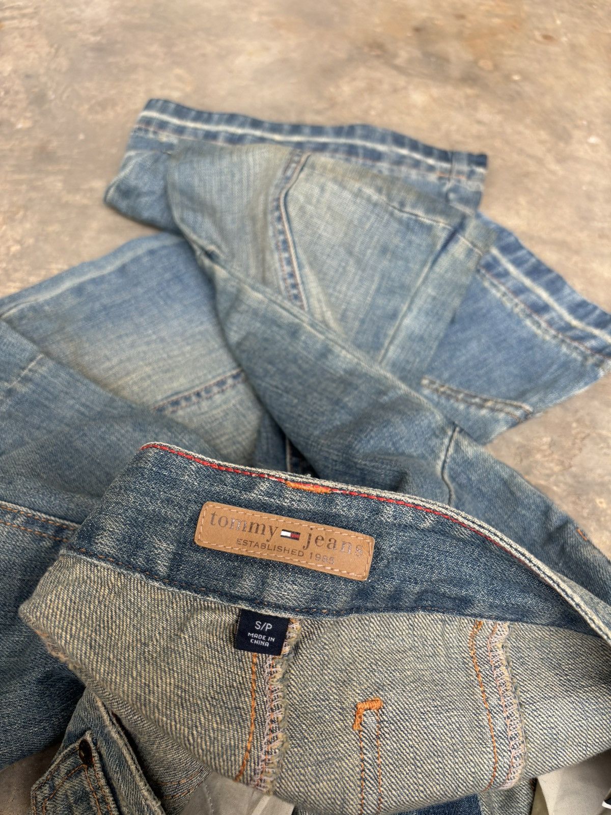 Hysteric Glamour × Japanese Brand × Tommy Hilfiger Boocut Tommy Jeans Unisex Ifsixwaenine Lgb Style Size US 31 - 8 Thumbnail