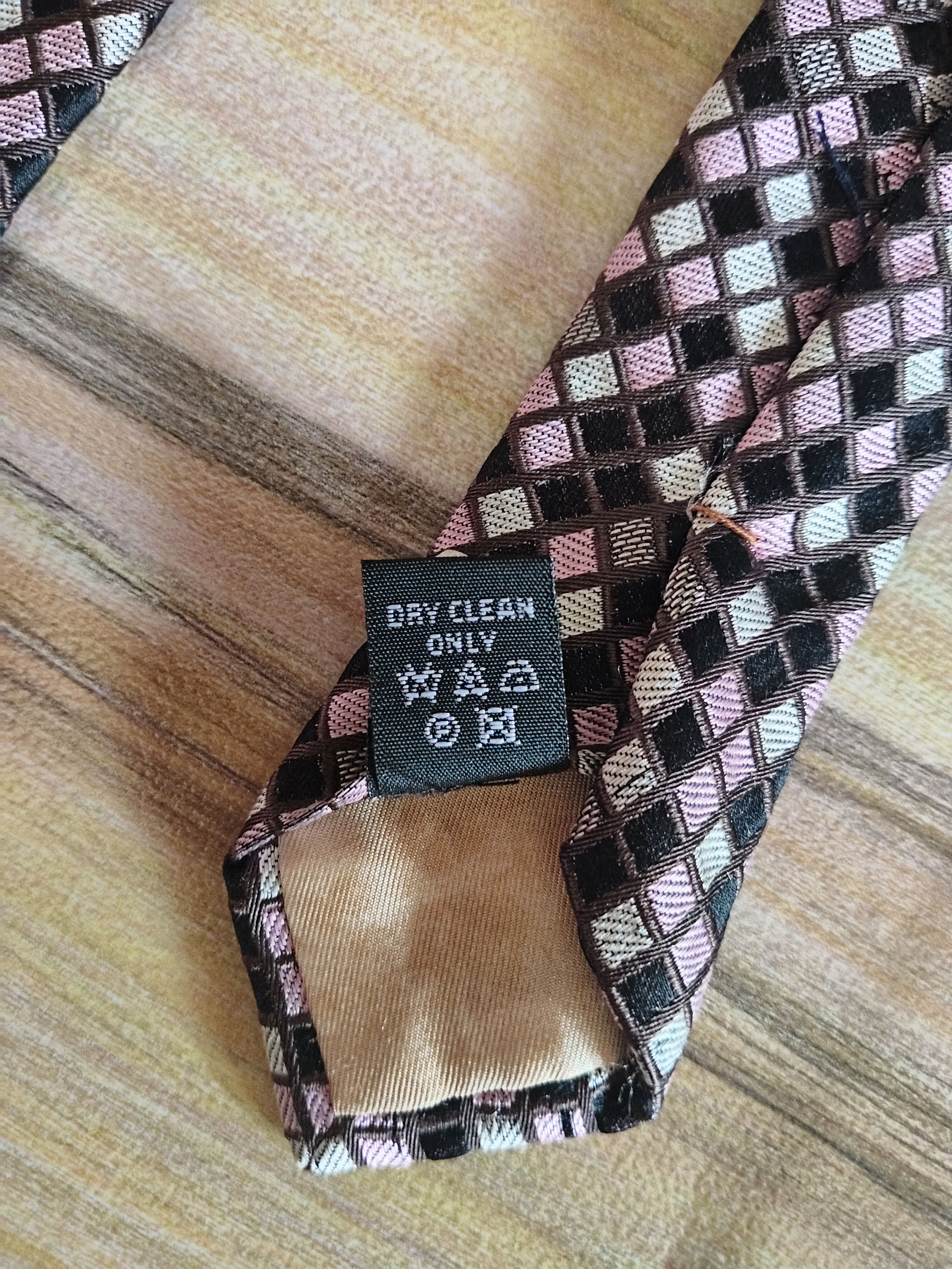 Alviero Martini ALVIERO MARTINI Checkerboard Silk Tie Size ONE SIZE - 6 Thumbnail