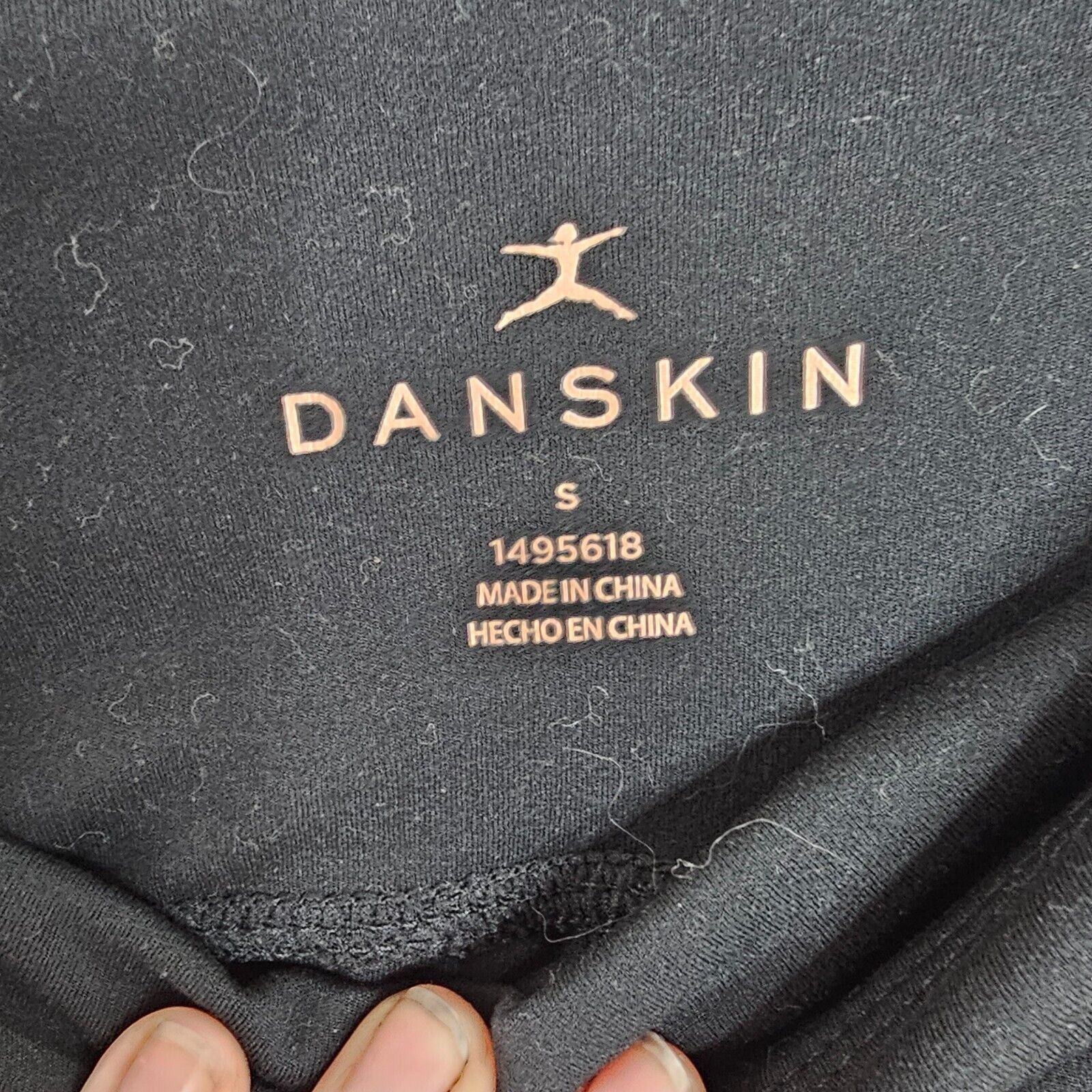 Other Danskin Black Bike Shorts Side Pocket High Rise Contour Seam Size 26" / US 2 / IT 38 - 3 Thumbnail