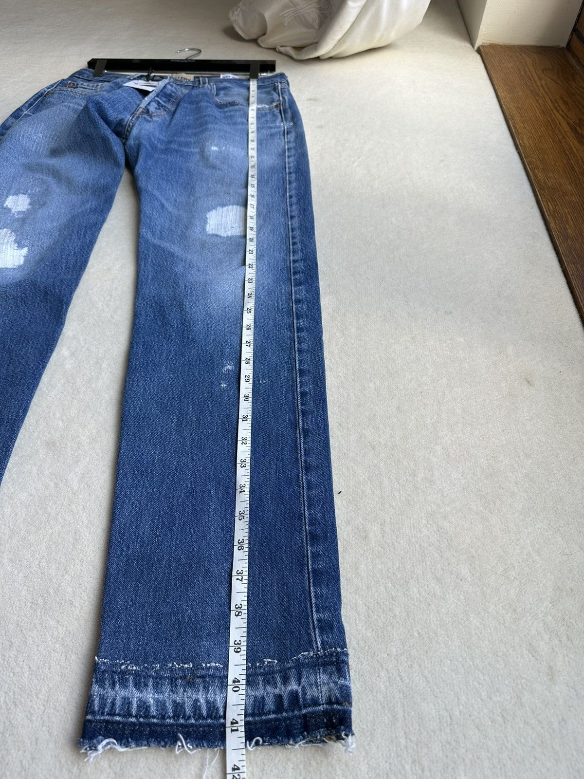 Gallery Dept. $535 Gallery Dept straight leg distressed jeans 30 x 32 Size US 30 / EU 46 - 9 Thumbnail