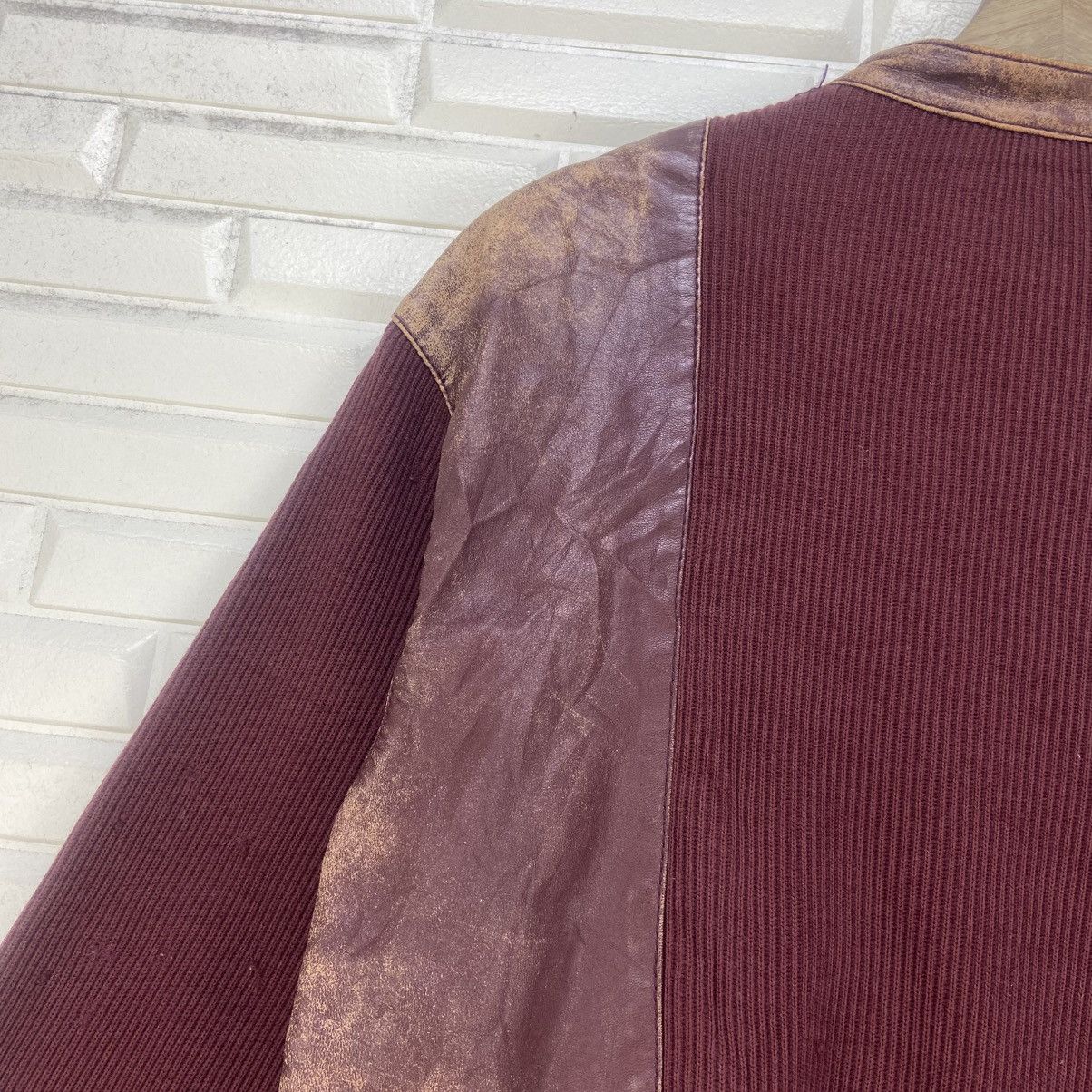 Vintage Vintage 80s Lainez Madrid Leather + Knit Jacket Size US S / EU 44-46 / 1 - 13 Thumbnail