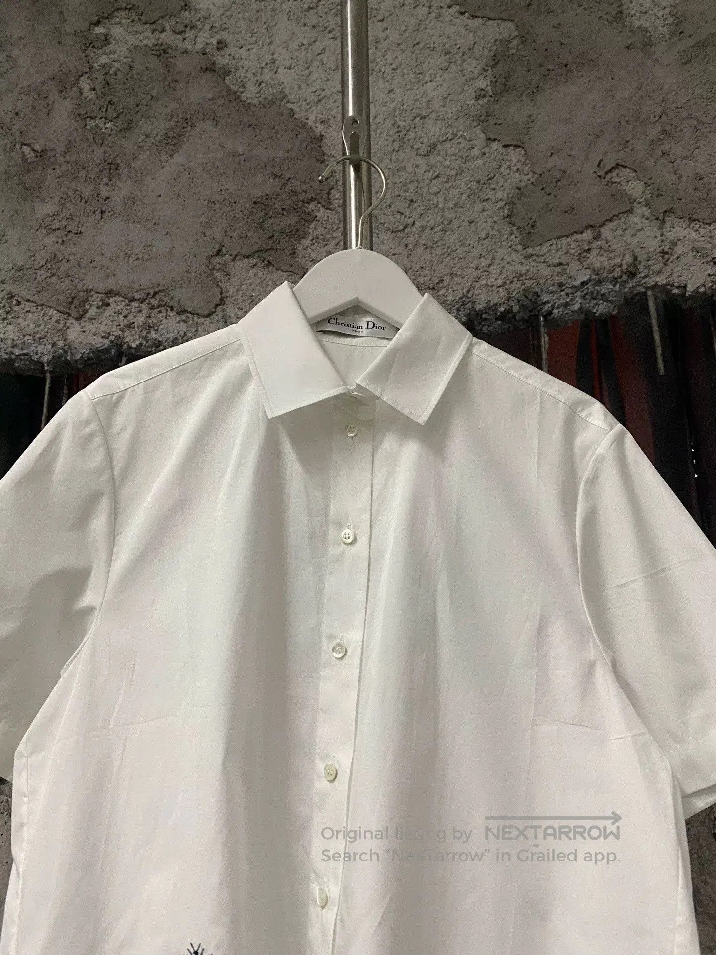 Dior Dior Embroidered Bee Short Sleeve Shirt. Size US M / EU 48-50 / 2 - 3 Thumbnail