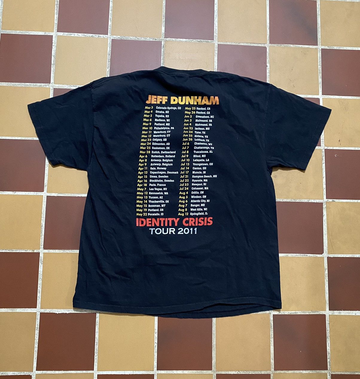Vintage Vintage Jeff Dunham Identity Crisis Tour Shirt Size US XL / EU 56 / 4 - 3 Thumbnail