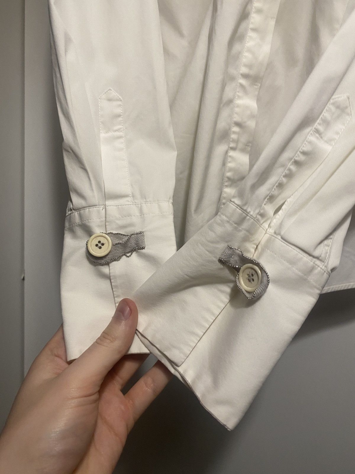 Brunello Cucinelli Luxury brunello cucinelli ultra rare shirt button up clasp Size L / US 10 / IT 46 - 8 Thumbnail