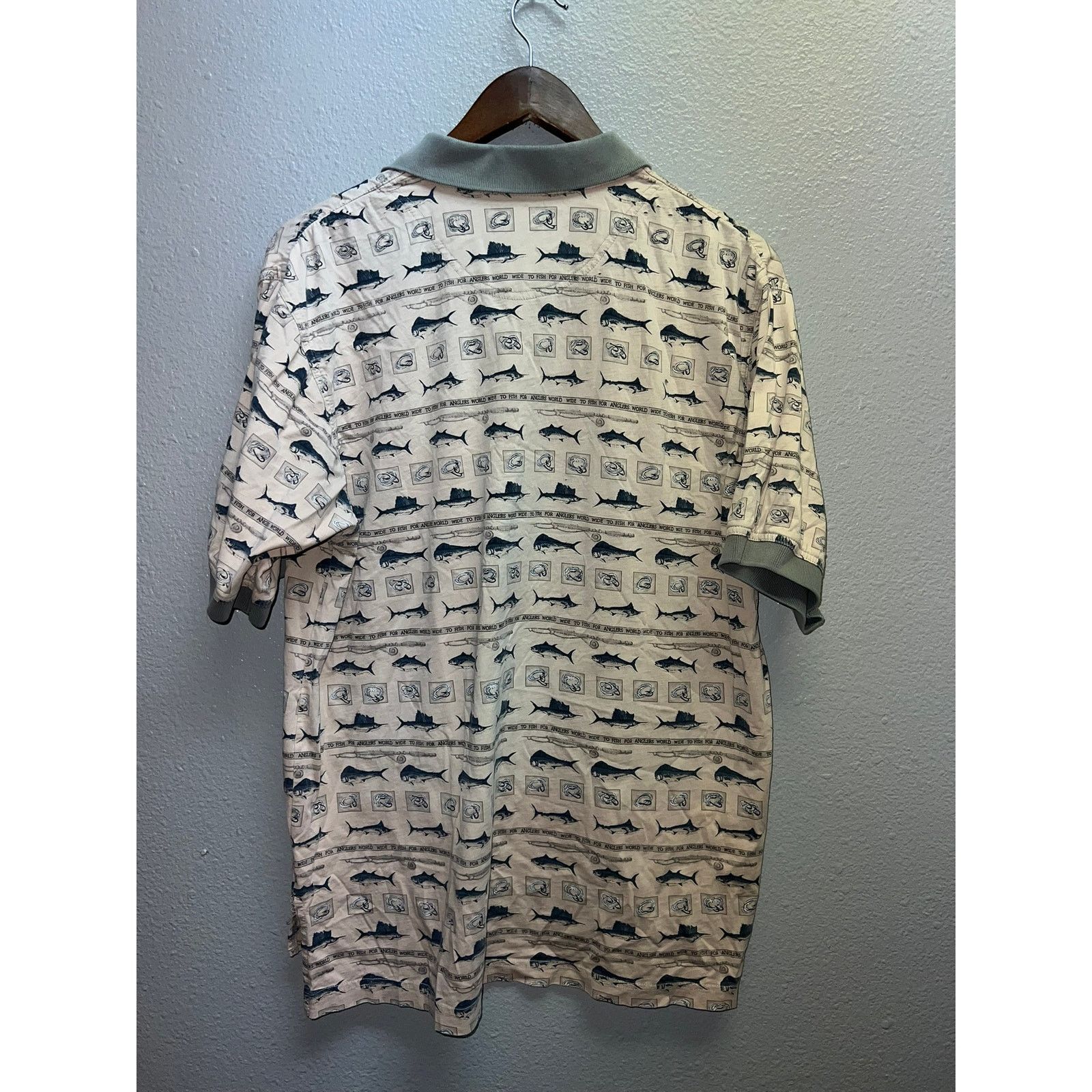 Vintage Vintage Bimini Bay Polo Shirt Outfitters Fish Anglers Size US M / EU 48-50 / 2 - 7 Thumbnail