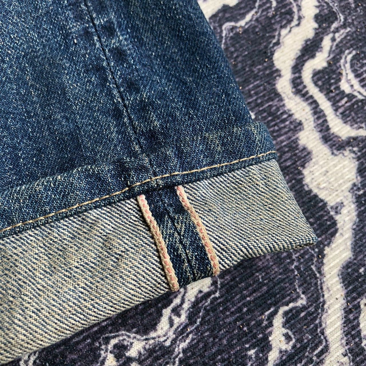 Sugar Cane Vintage Sugar Cane Selvedge Distressed Denim Size US 29 - 8 Thumbnail