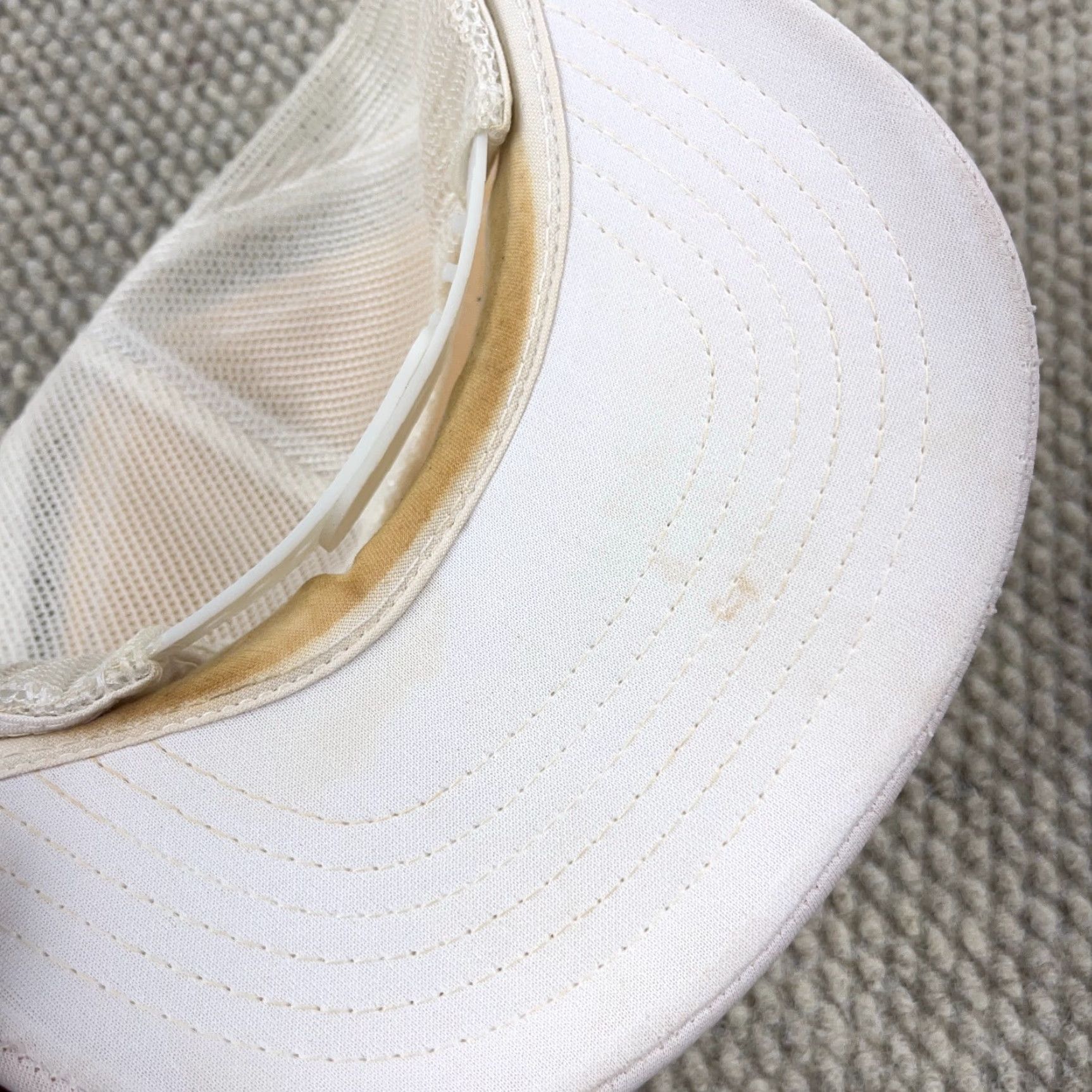 Vintage VINTAGE John Deere Trucker Hat Cap Snapback 80s 90s USA Outdoor Casual Men One Size White Size ONE SIZE - 6 Thumbnail