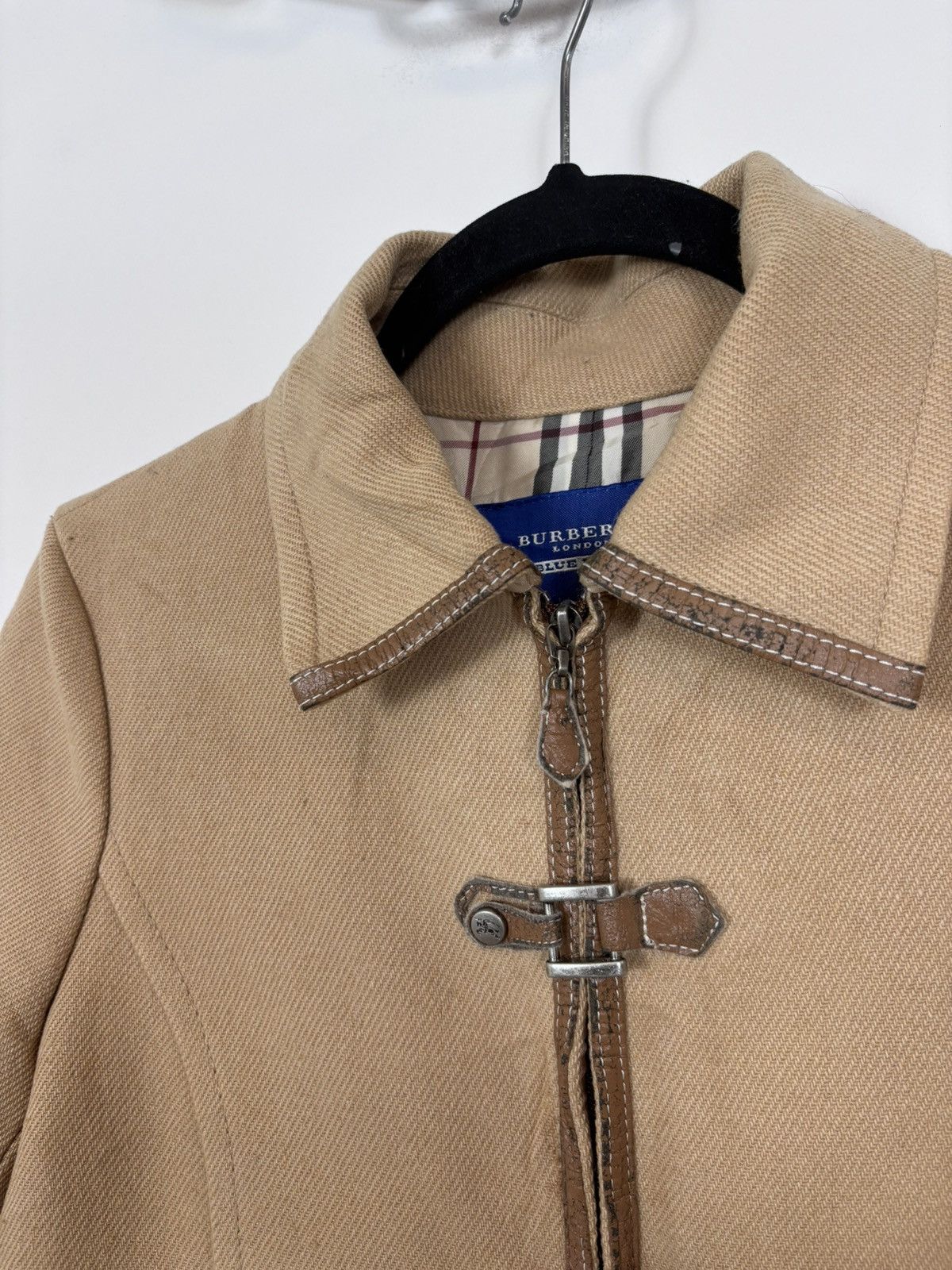 Burberry Burberry Blue Label Women’s Vintage Camel Wool Blend Jacket Size S / US 4 / IT 40 - 5 Thumbnail