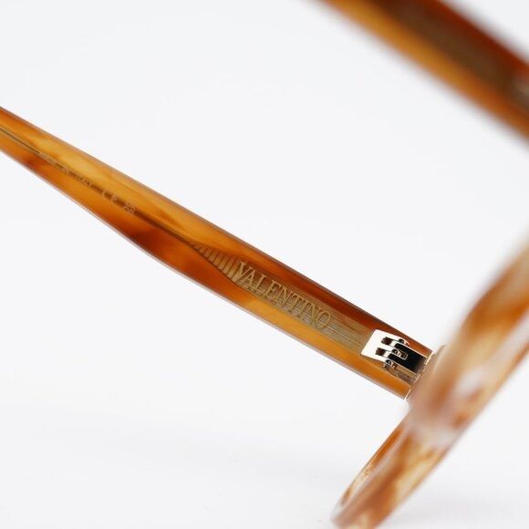 Valentino Valentino VLX-177D Eyeglasses Havana/Gold 59mm Square Frame Size ONE SIZE - 6 Thumbnail