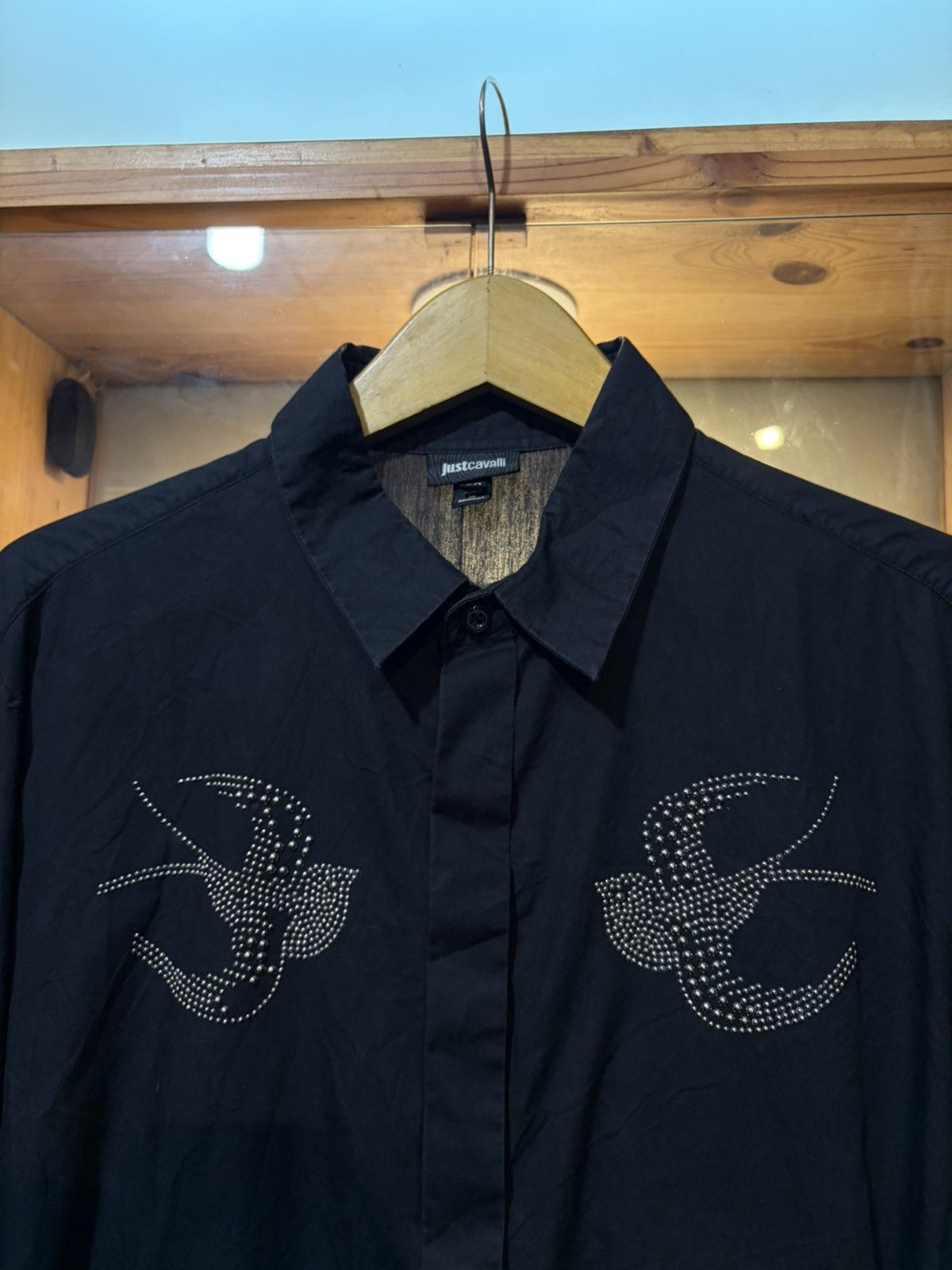 Just Cavalli Vintage Just Cavali Bird Shirt Size US M / EU 48-50 / 2 - 2 Thumbnail