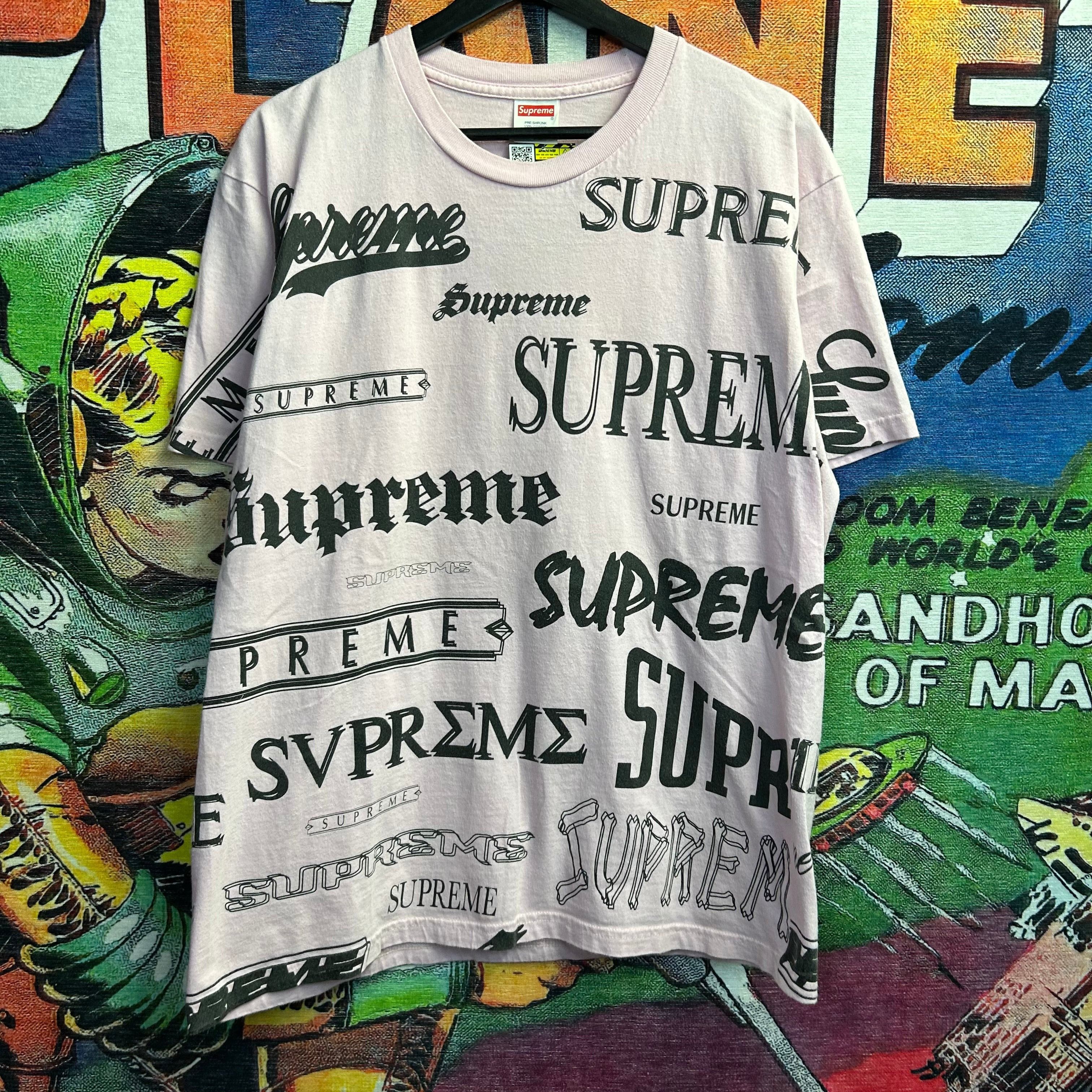 ミュージシャン Supreme Multi Logo Tee \"Heather Grey\" L ミュージシャン Supreme Multi Logo Tee 