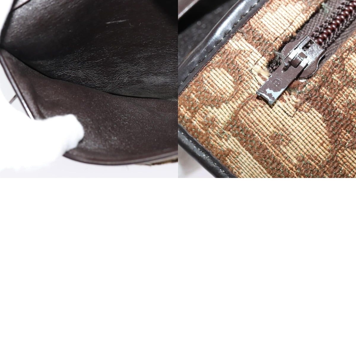 Dior DIOR Trotter Canvas Shoulder Bag Brown Size ONE SIZE - 12 Thumbnail