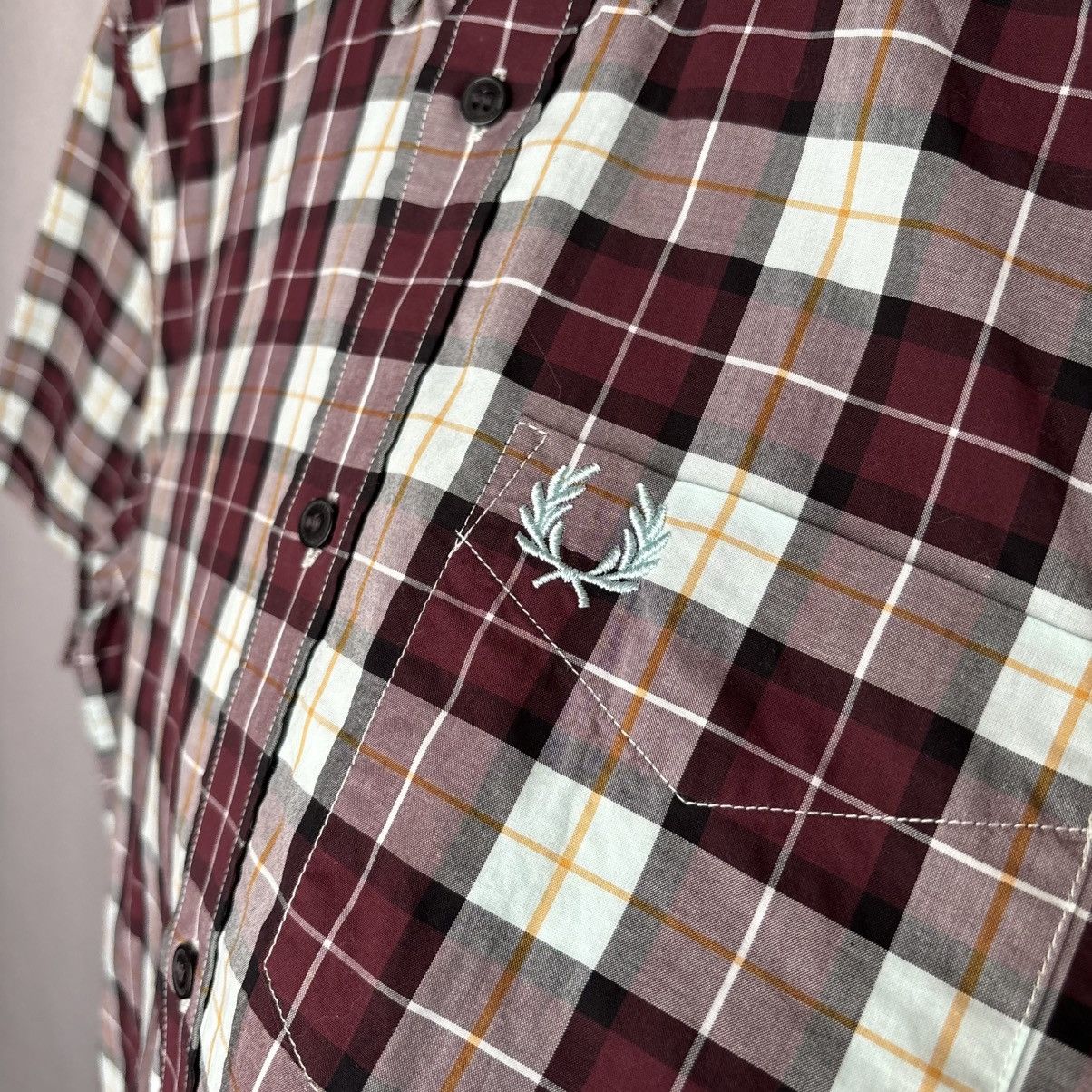 Fred Perry Fred Perry shirt button up medium multicolor rare casual Size US M / EU 48-50 / 2 - 5 Thumbnail