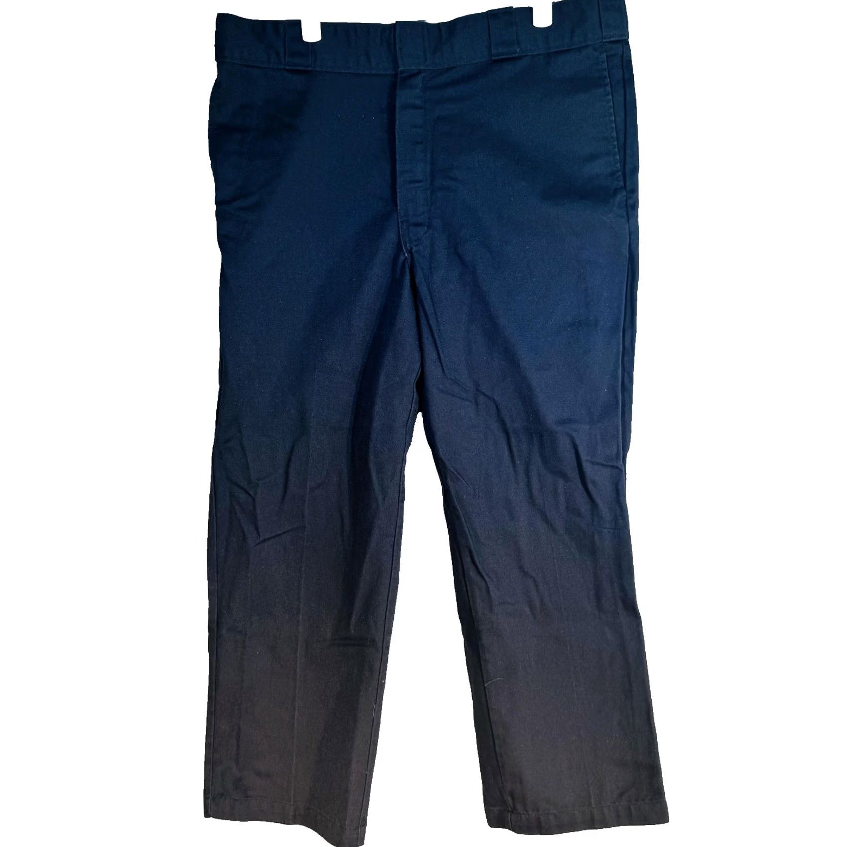 Dickies Dickies 874 Jeans Mens 36x28 Black Dark Wash Relaxed Straight Canvas Zip Fly Logo Pockets 5-Pocket Jean USA 90s Style Mens Size US 36 / EU 52 - 5 Thumbnail