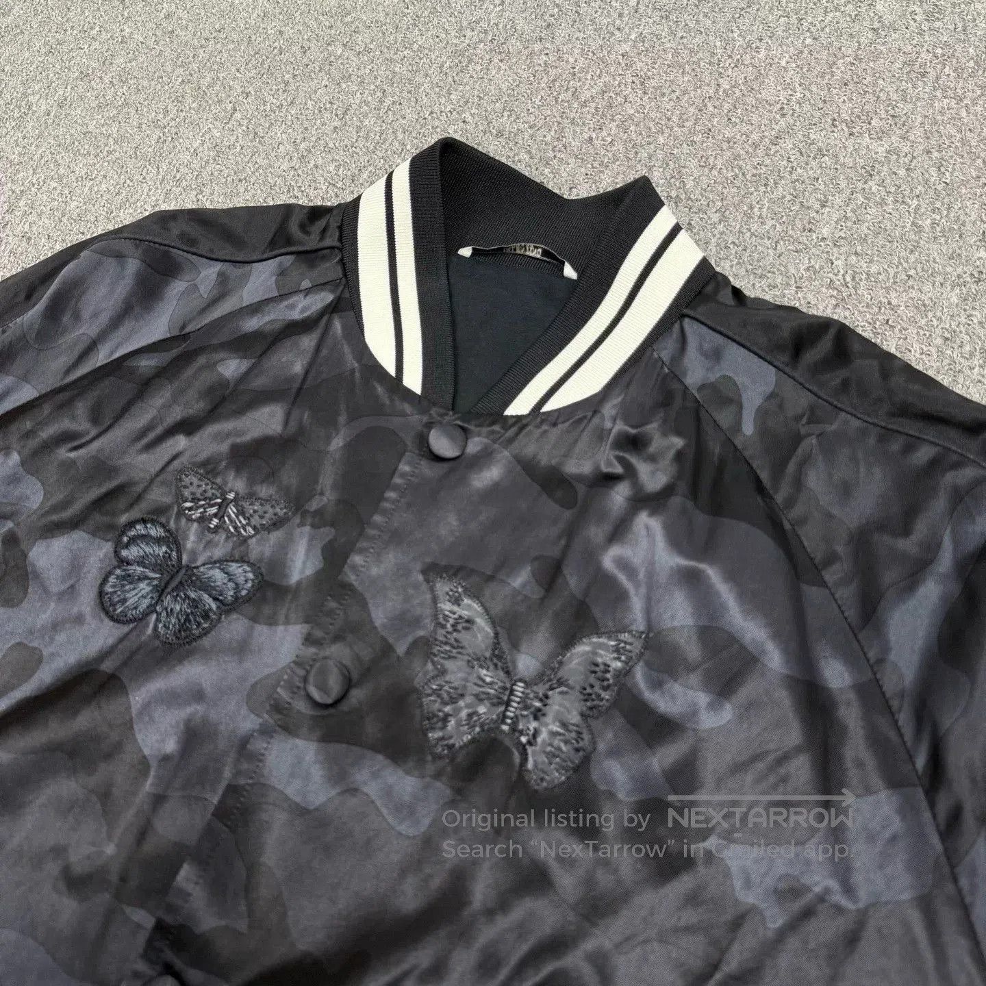 Valentino Valentino Embroidered Butterfly Bomber Jacket. Size US XL / EU 56 / 4 - 3 Thumbnail