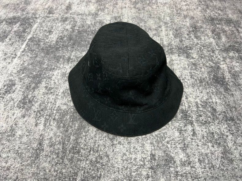 Louis Vuitton Louis Vuitton Old flower dark grain full LOGO fisherman ha Size ONE SIZE - 1 Thumbnail