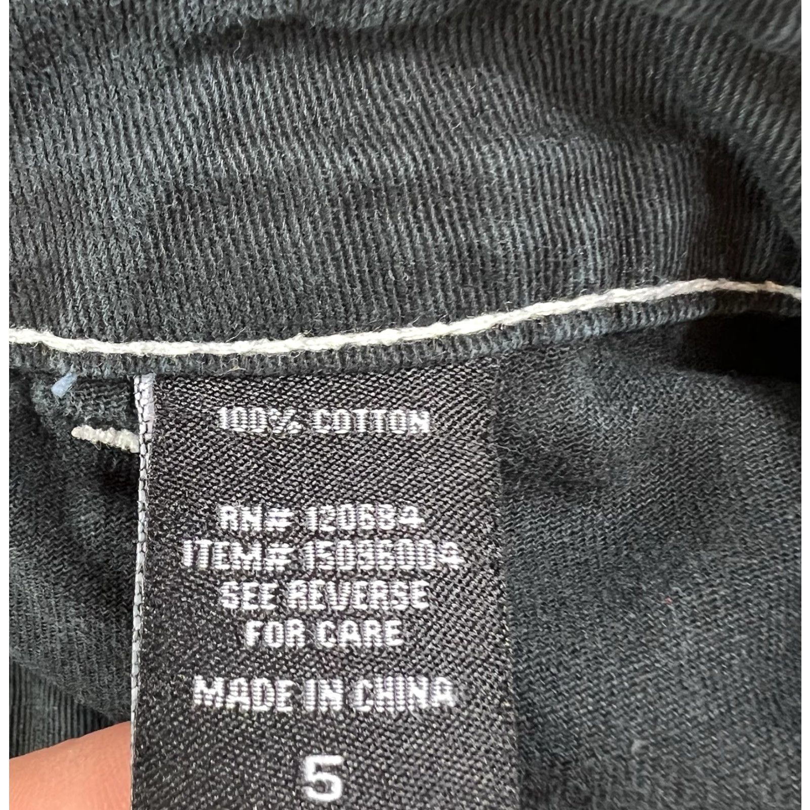Hot Topic VINTAGE Hot Topic Jeans Women Wide-Leg Denim Black 30 in waist Size 5 Juniors Adult Women-? (Wait) Size 27" / US 4 / IT 40 - 7 Thumbnail