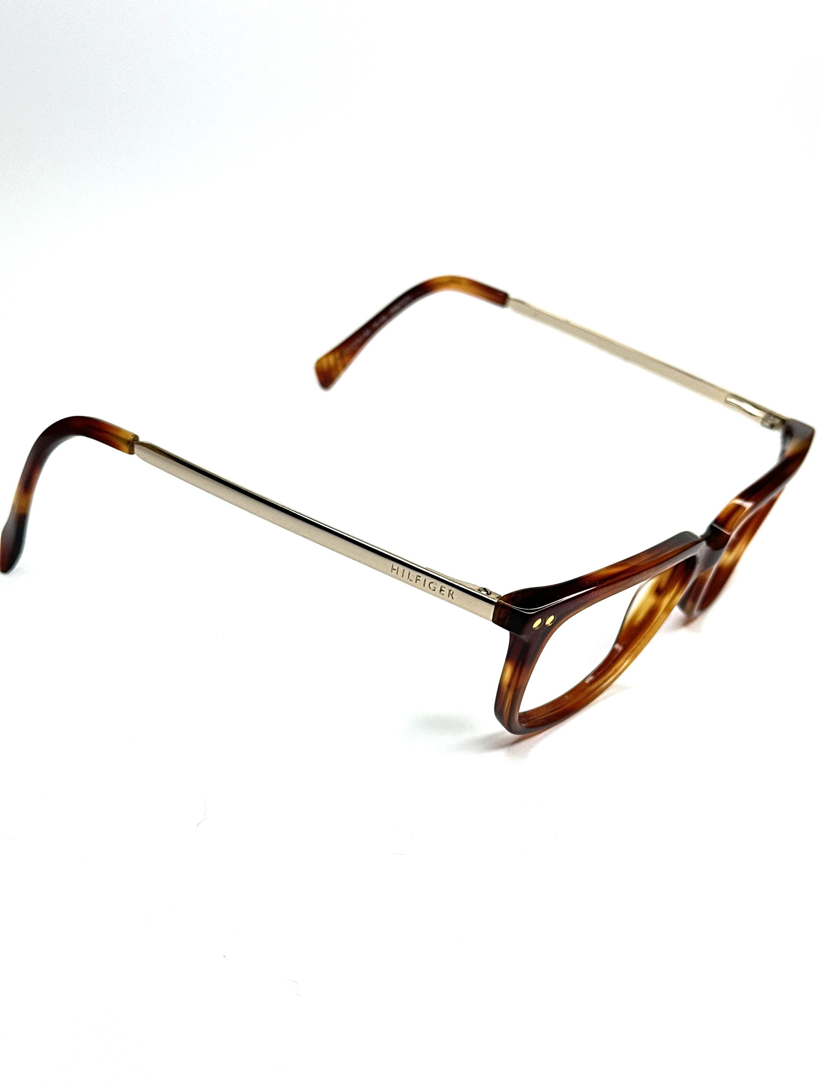 Tommy Hilfiger Hilfiger TH Wayfarer military vintage designer frame glasses Size ONE SIZE - 4 Thumbnail