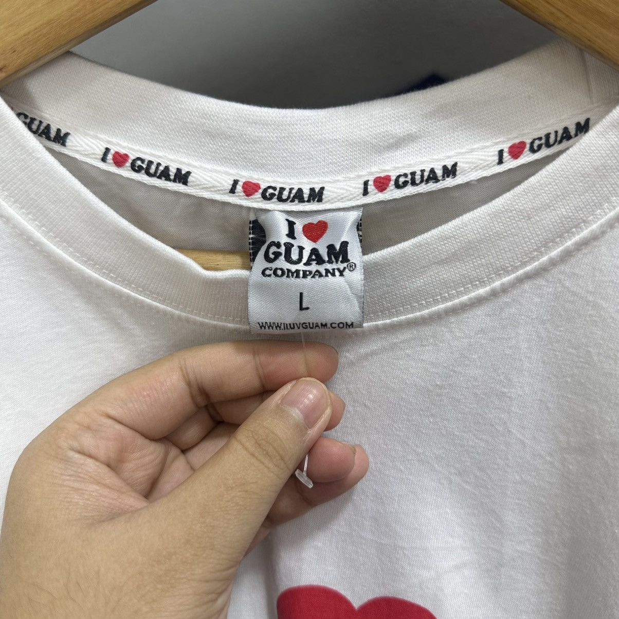 Vintage Vintage I Love Guam Tshirt Size US L / EU 52-54 / 3 - 3 Thumbnail