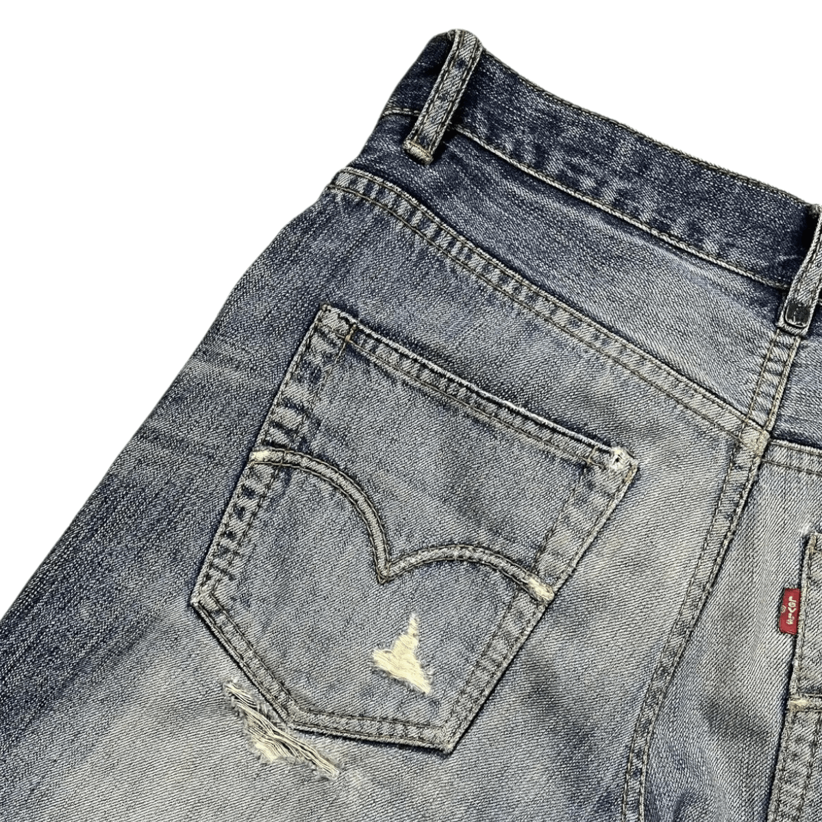 Andy Warhol × Levi's RARE Levi's X Andy Warhol Patchwork Selvedge Denim Size US 28 / EU 44 - 7 Thumbnail