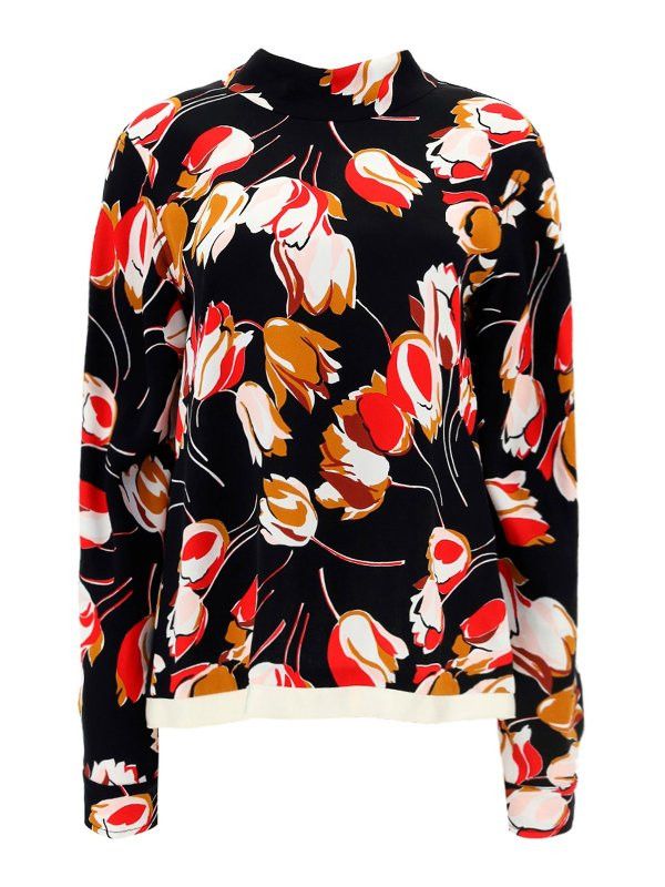 Marni o1y1125 Blouse in Multicolor Size S / US 4 / IT 40 - 1 Thumbnail