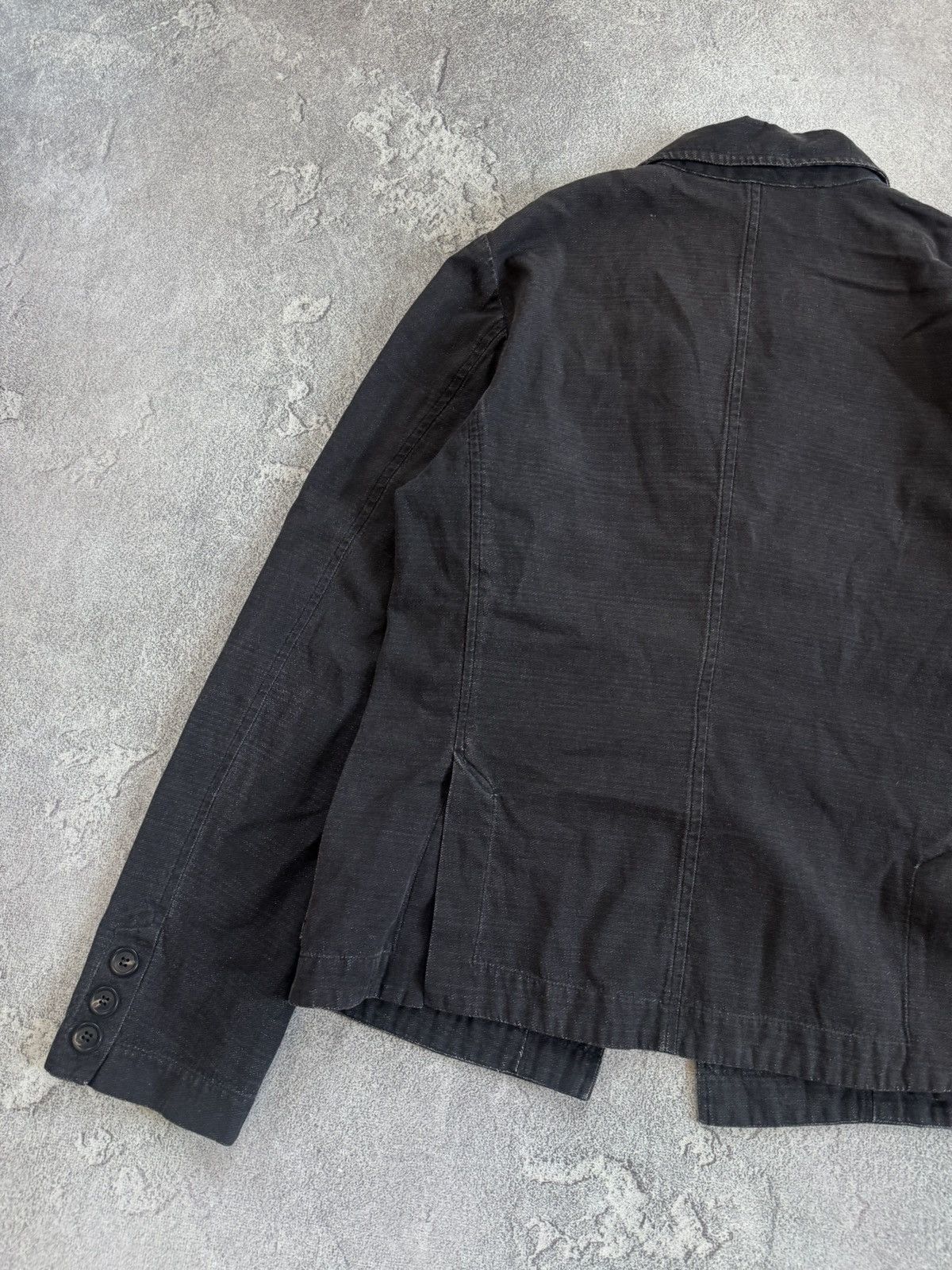 Rundholz Rundholz M/size avantgarde zip denim blazer jacket casual Size M / US 6-8 / IT 42-44 - 12 Thumbnail