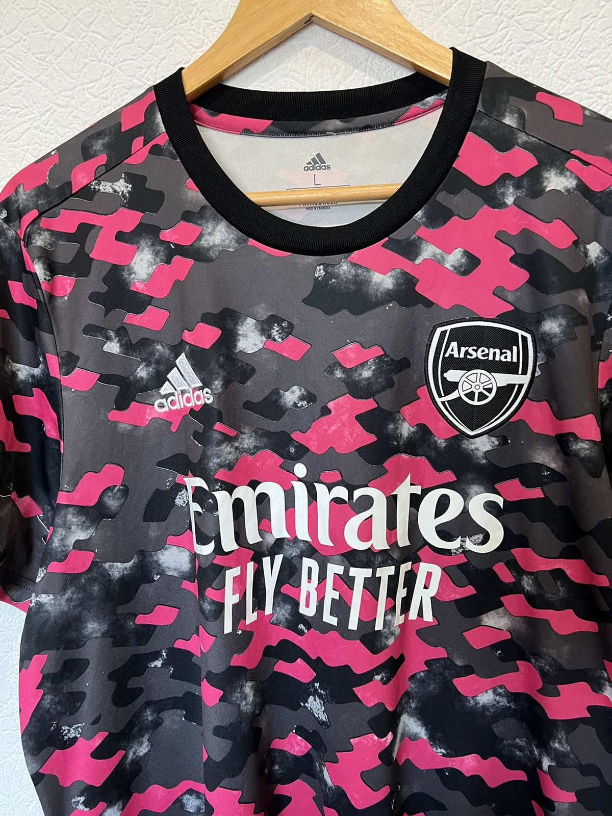 Adidas Adidas Arsenal 2021/2022 Training Kit Soccer Jersey Size US L / EU 52-54 / 3 - 2 Thumbnail