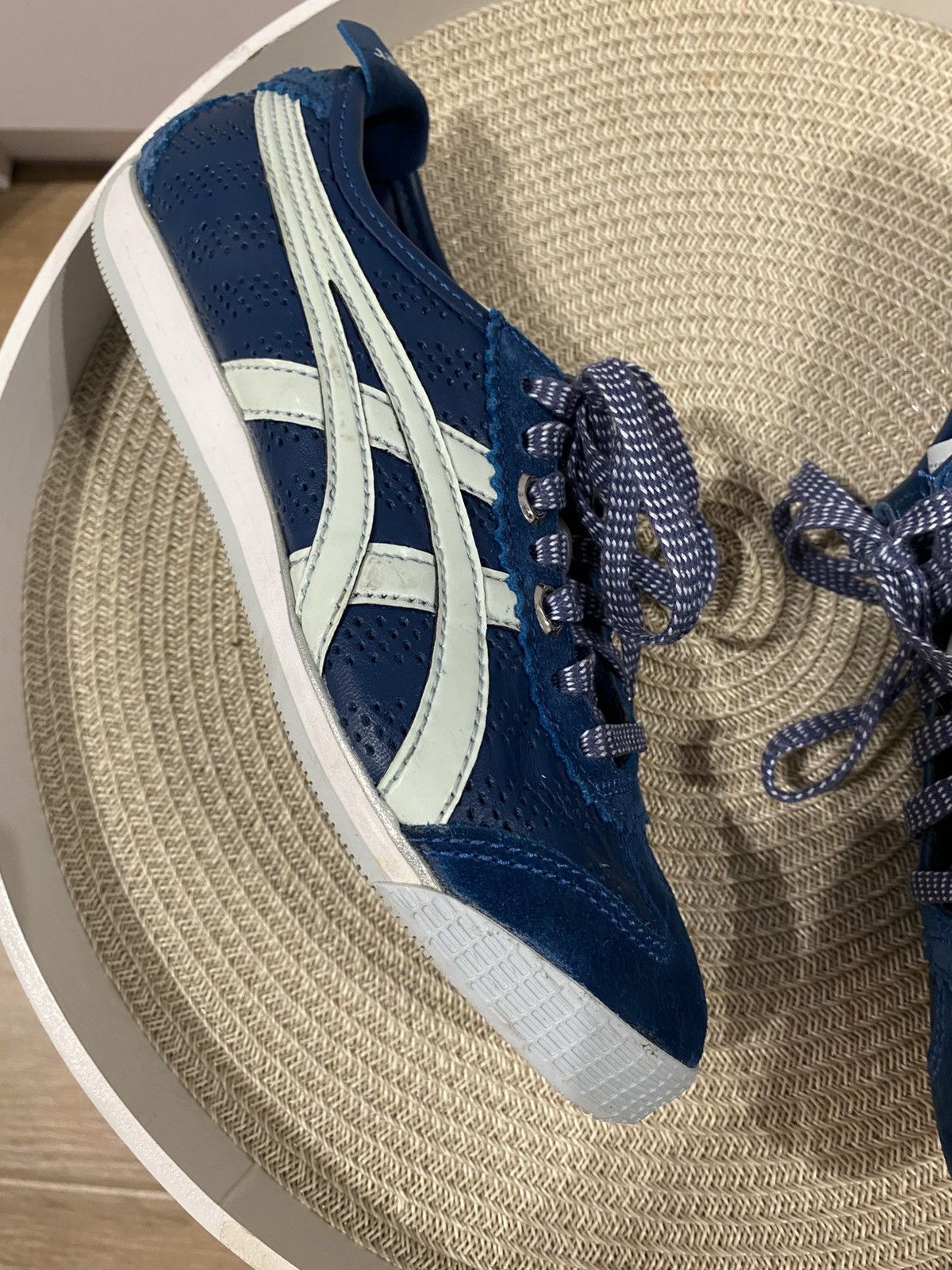 Asics ASICS x Mini Cooper Onitsuka Tiger Blue Low Top Sneakers 36 Size US 6 / IT 36 - 3 Thumbnail